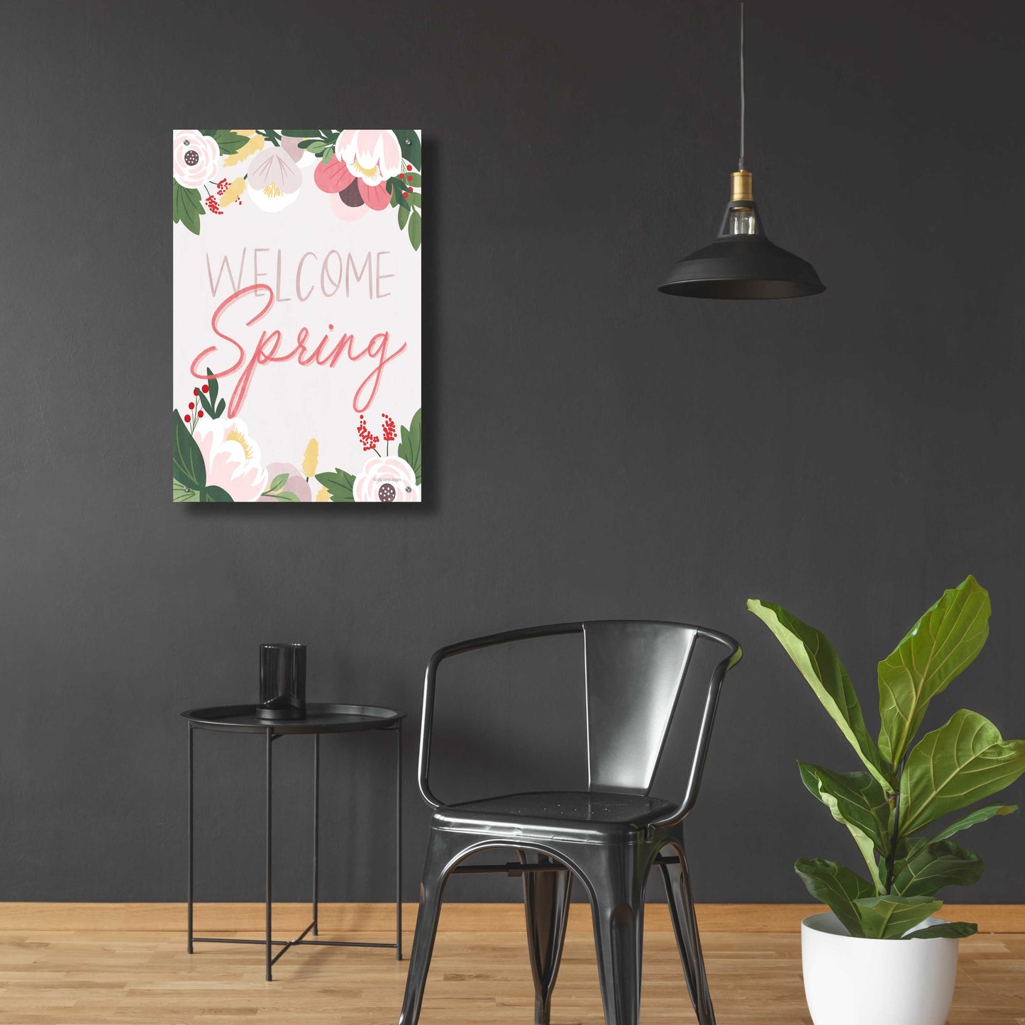 Epic Art 'Welcome Spring' by Lady Louise Designs, Acrylic Glass Wall Art,24x36