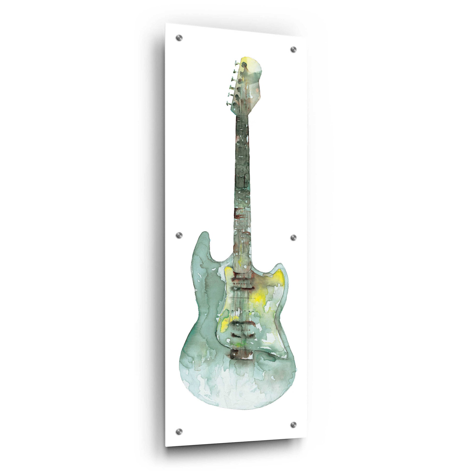 Epic Art 'Green Rocker' by Cloverfield & Co, Acrylic Glass Wall Art,12x36