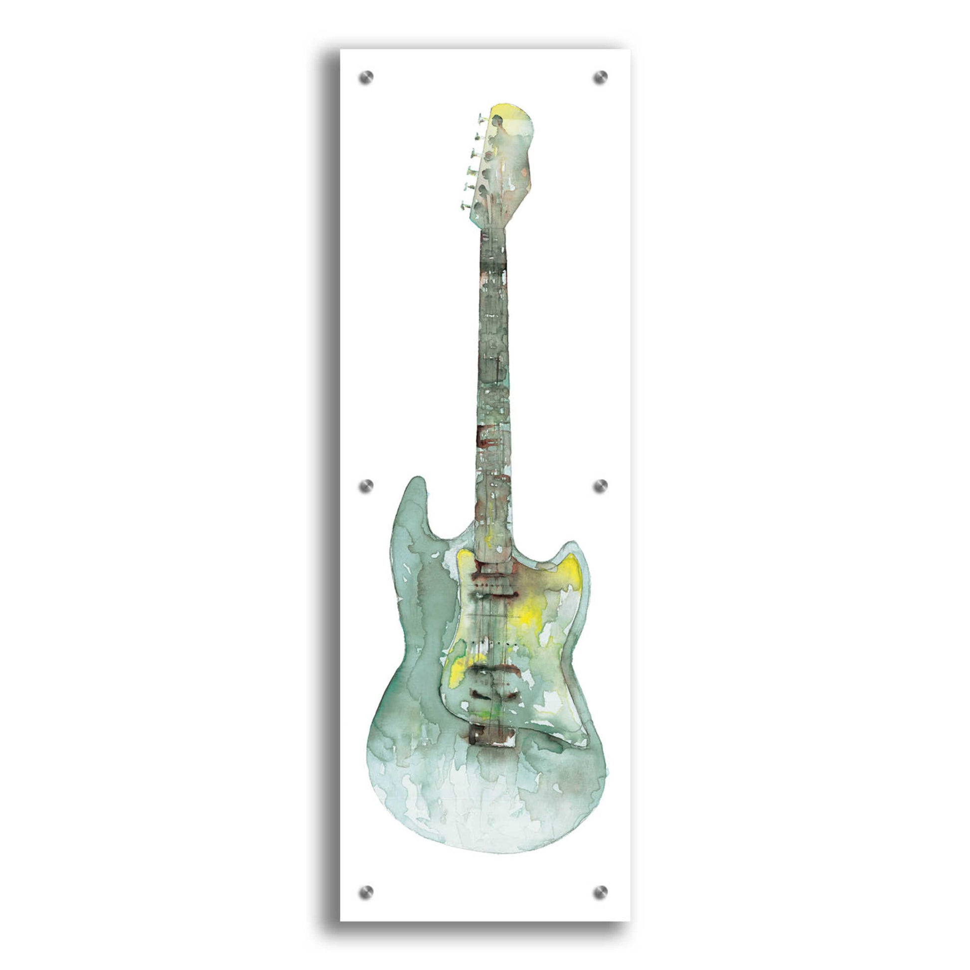 Epic Art 'Green Rocker' by Cloverfield & Co, Acrylic Glass Wall Art,12x36