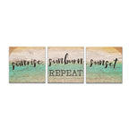 Sunrise, Sunburn, Sunset, Repeat by Cloverfield & Co. acrylic glass wall art