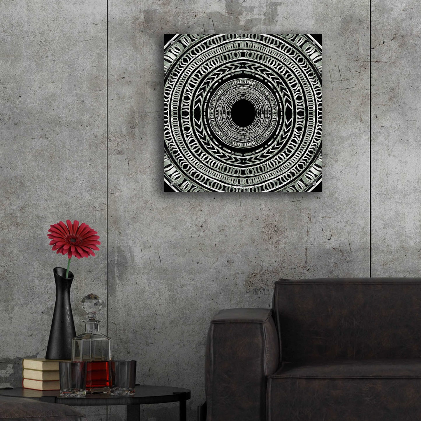 Epic Art 'Seeing Circles I' by Cindy Jacobs, Acrylic Glass Wall Art,24x24