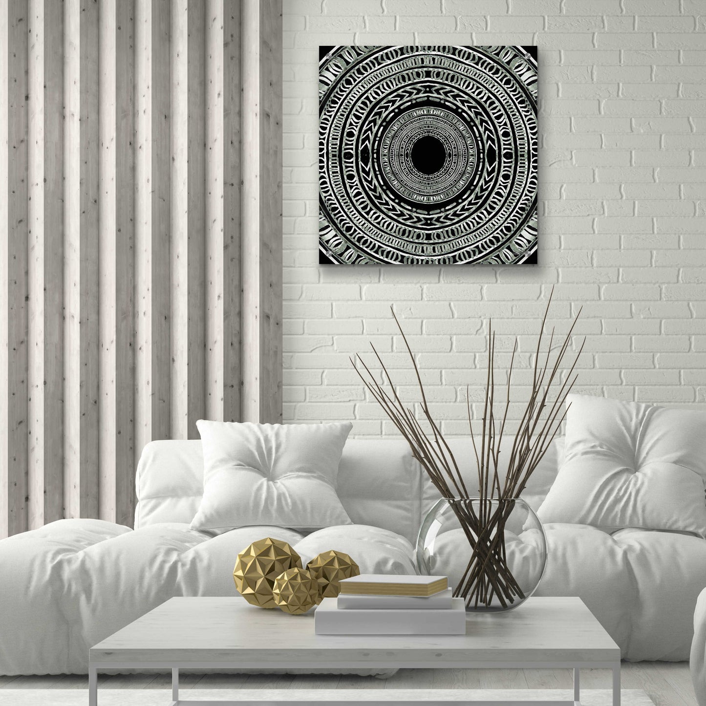 Epic Art 'Seeing Circles I' by Cindy Jacobs, Acrylic Glass Wall Art,24x24