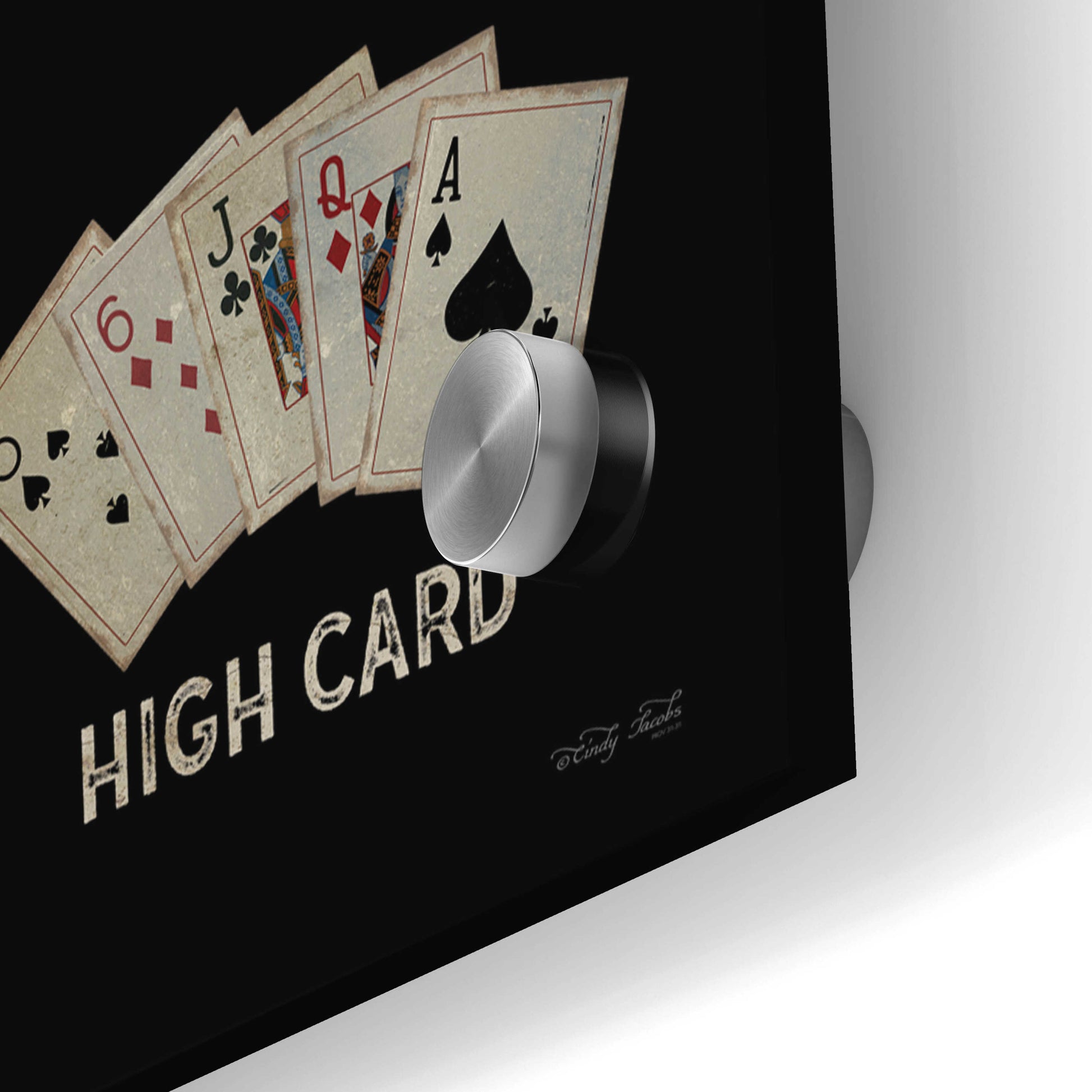 Epic Art 'Poker Hand Ranking' by Cindy Jacobs, Acrylic Glass Wall Art,48x24