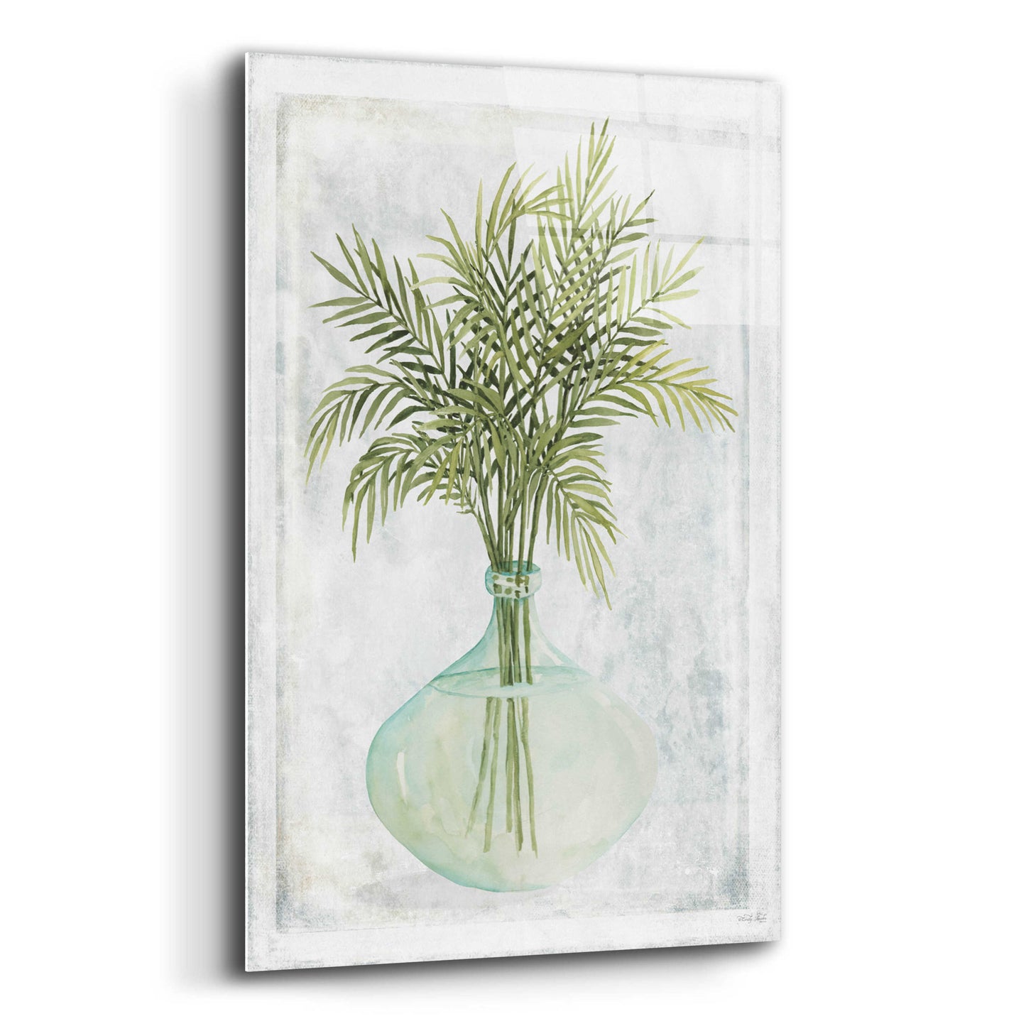 Epic Art 'Perfect Palms IV' by Cindy Jacobs, Acrylic Glass Wall Art,12x16