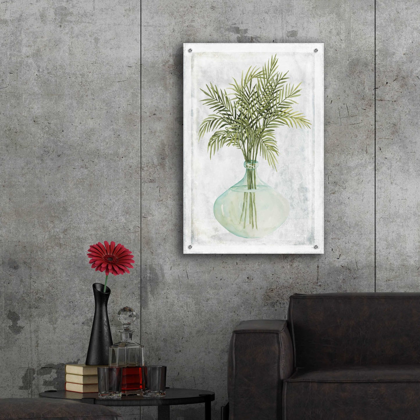 Epic Art 'Perfect Palms IV' by Cindy Jacobs, Acrylic Glass Wall Art,24x36