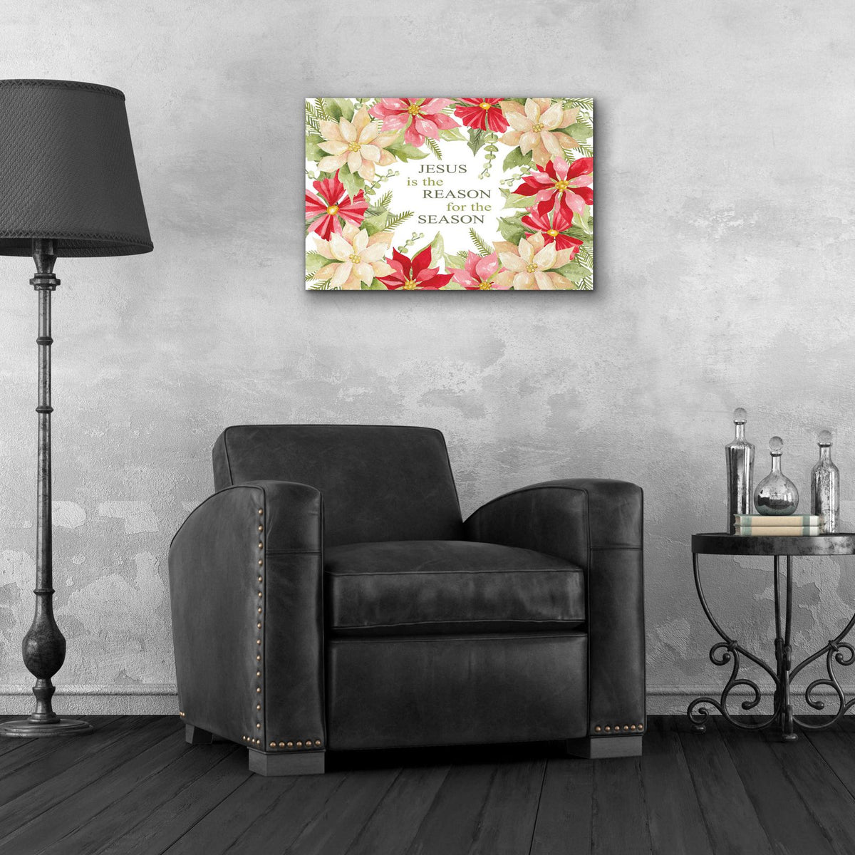 Jesus is the Reason For the Season by Cindy Jacobs - 24x16 acrylic wall art in a room