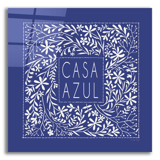 Epic Art 'Casa Azul' by Cindy Jacobs, Acrylic Glass Wall Art