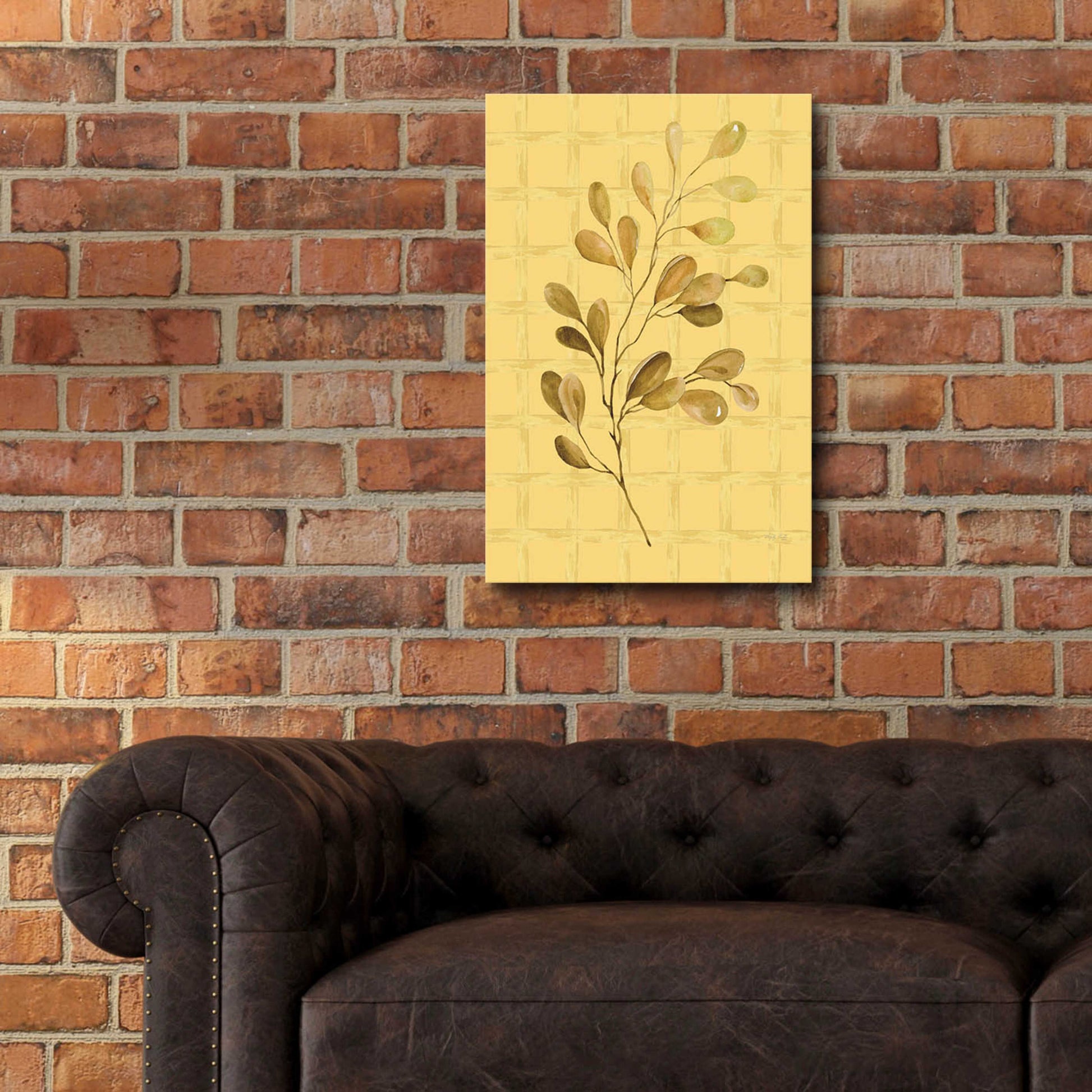 Epic Art 'Golden Dogwood' by Cindy Jacobs, Acrylic Glass Wall Art,16x24