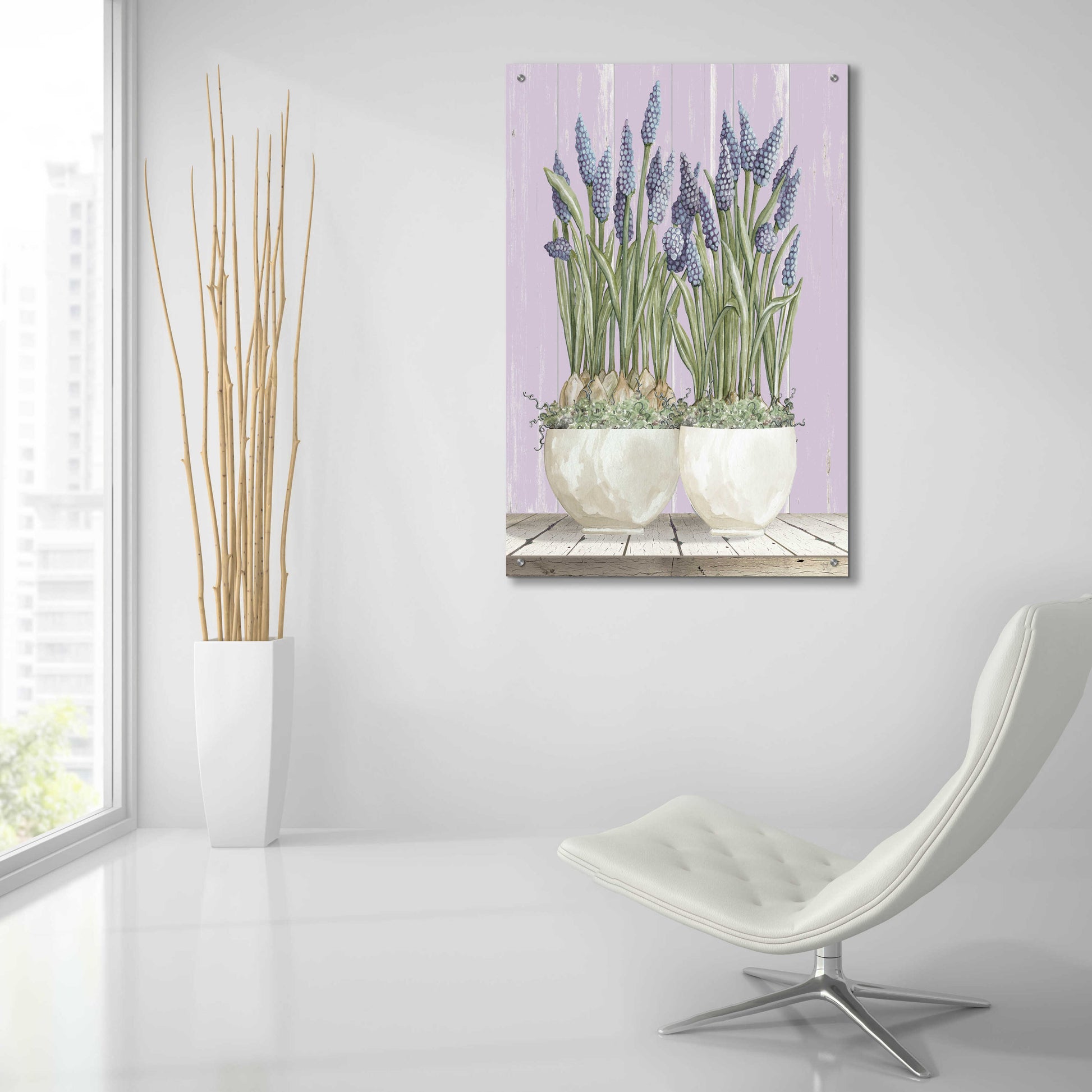 Epic Art 'Let Love Blossom' by Cindy Jacobs, Acrylic Glass Wall Art,24x36