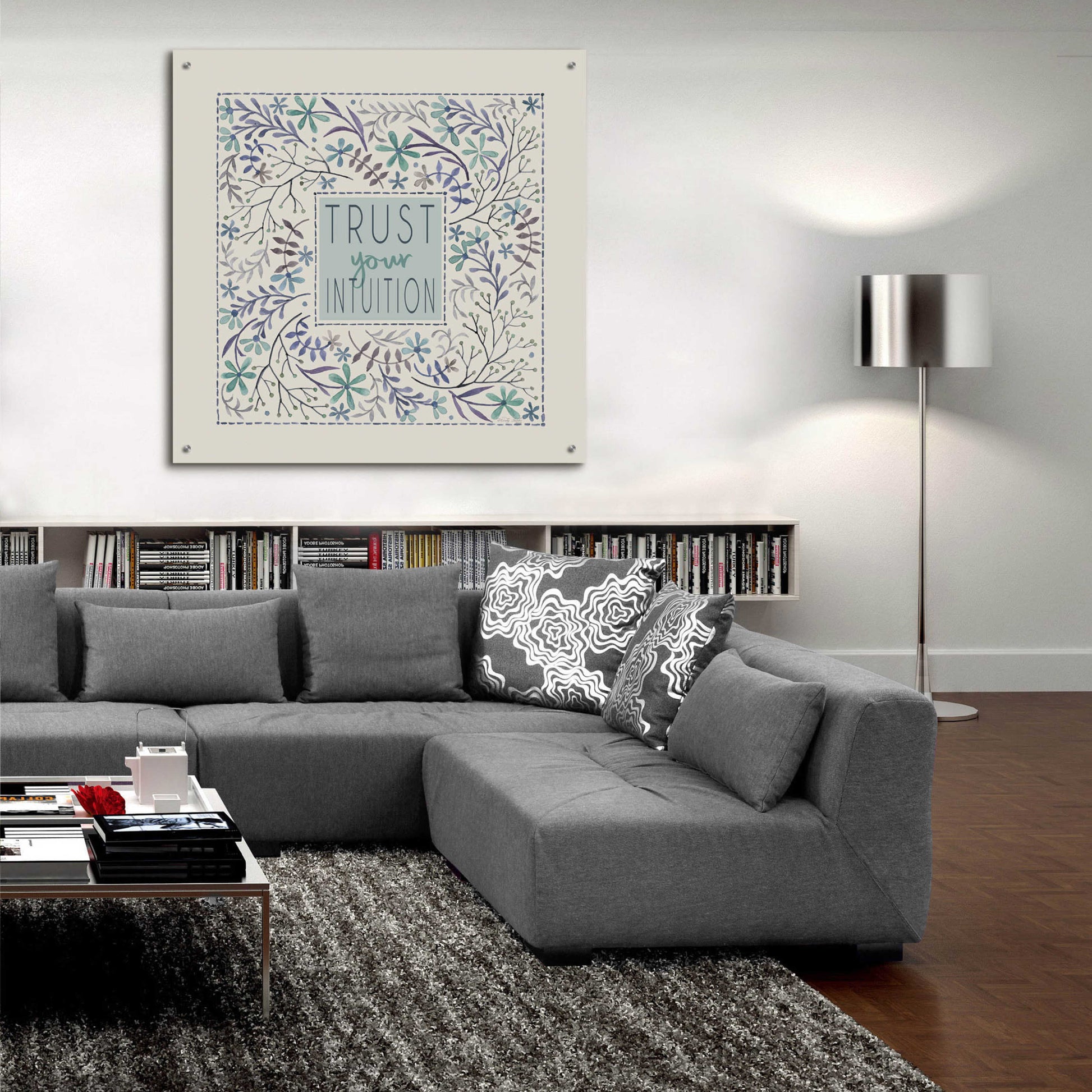 Epic Art 'Trust Your Intuition' by Cindy Jacobs, Acrylic Glass Wall Art,36x36