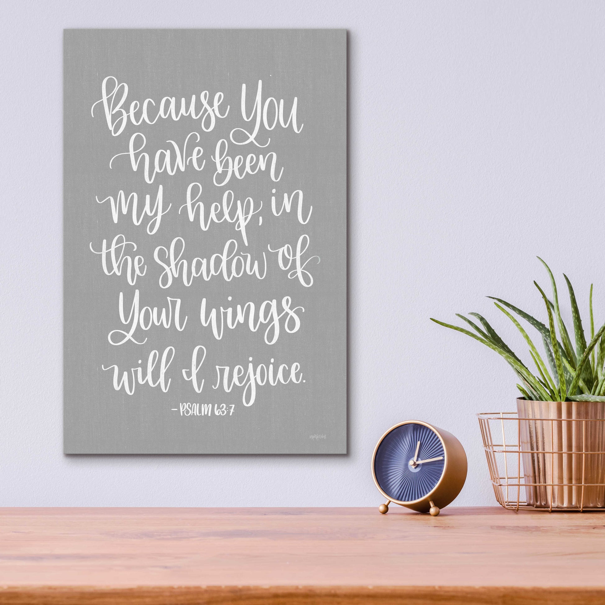 Epic Art 'You Have Been My Help' by Imperfect Dust, Acrylic Glass Wall Art,12x16