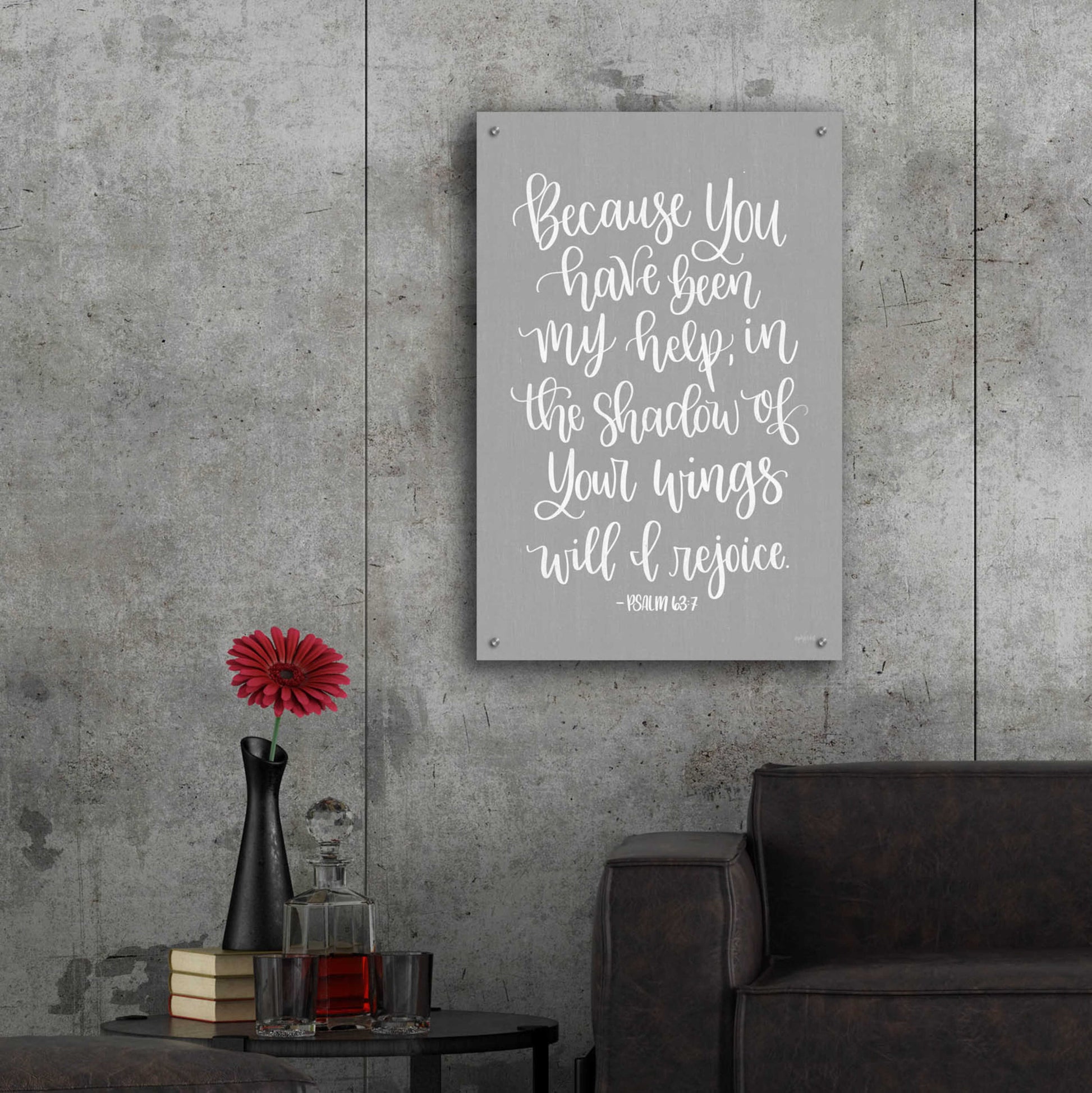 Epic Art 'You Have Been My Help' by Imperfect Dust, Acrylic Glass Wall Art,24x36