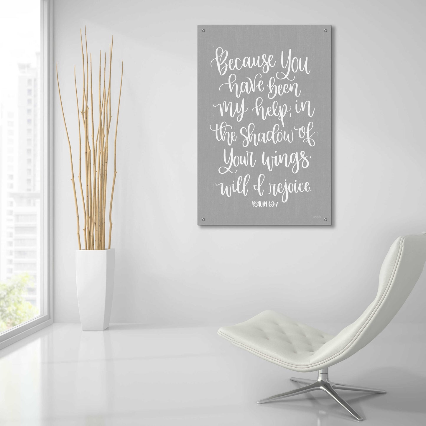 Epic Art 'You Have Been My Help' by Imperfect Dust, Acrylic Glass Wall Art,24x36