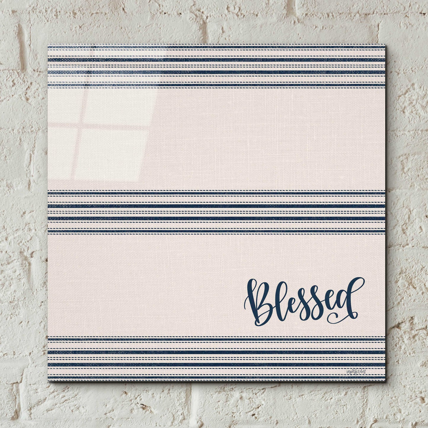 Epic Art 'Blessed 2' by Imperfect Dust, Acrylic Glass Wall Art,12x12