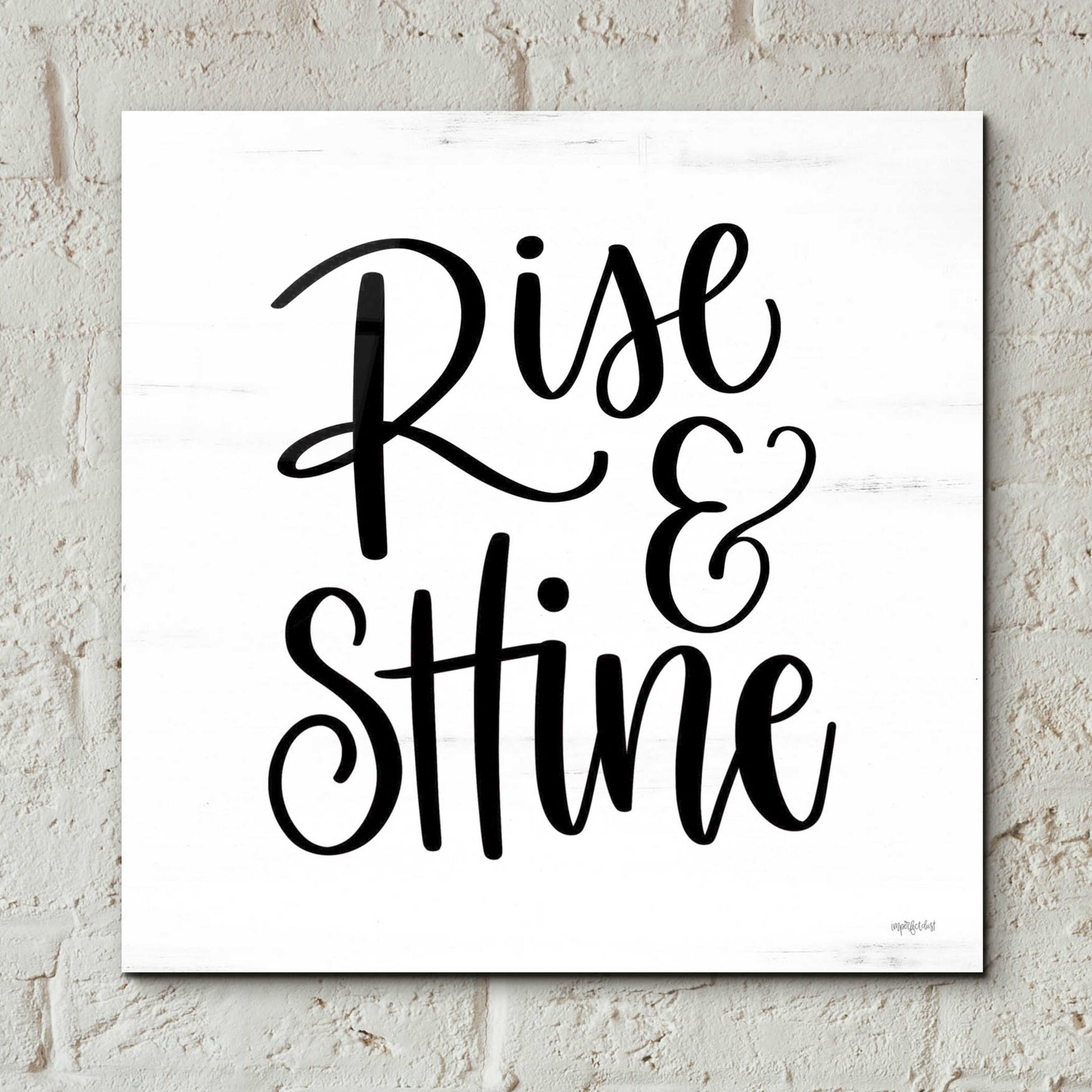 Epic Art 'Rise & Shine     ' by Imperfect Dust, Acrylic Glass Wall Art,12x12