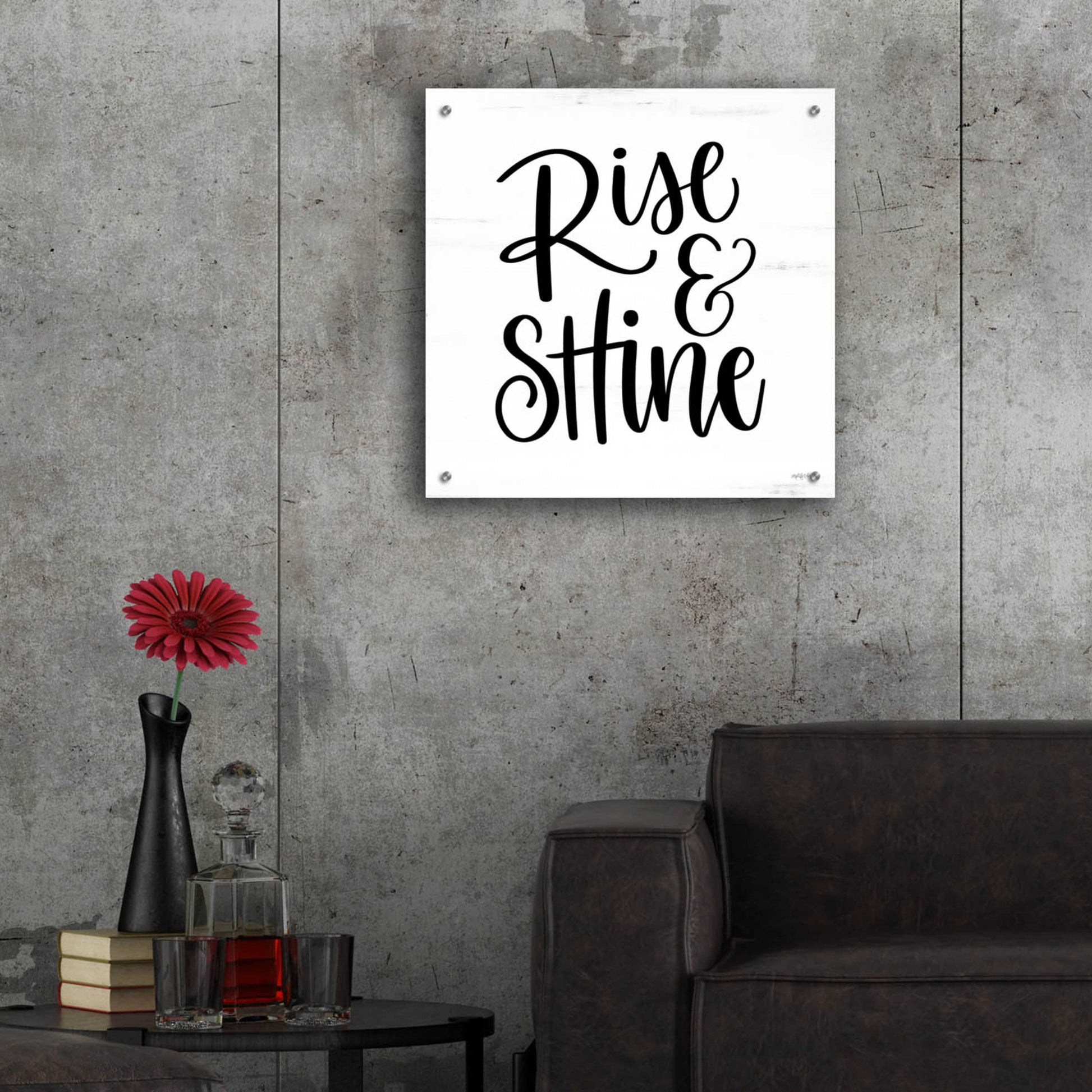 Epic Art 'Rise & Shine     ' by Imperfect Dust, Acrylic Glass Wall Art,24x24