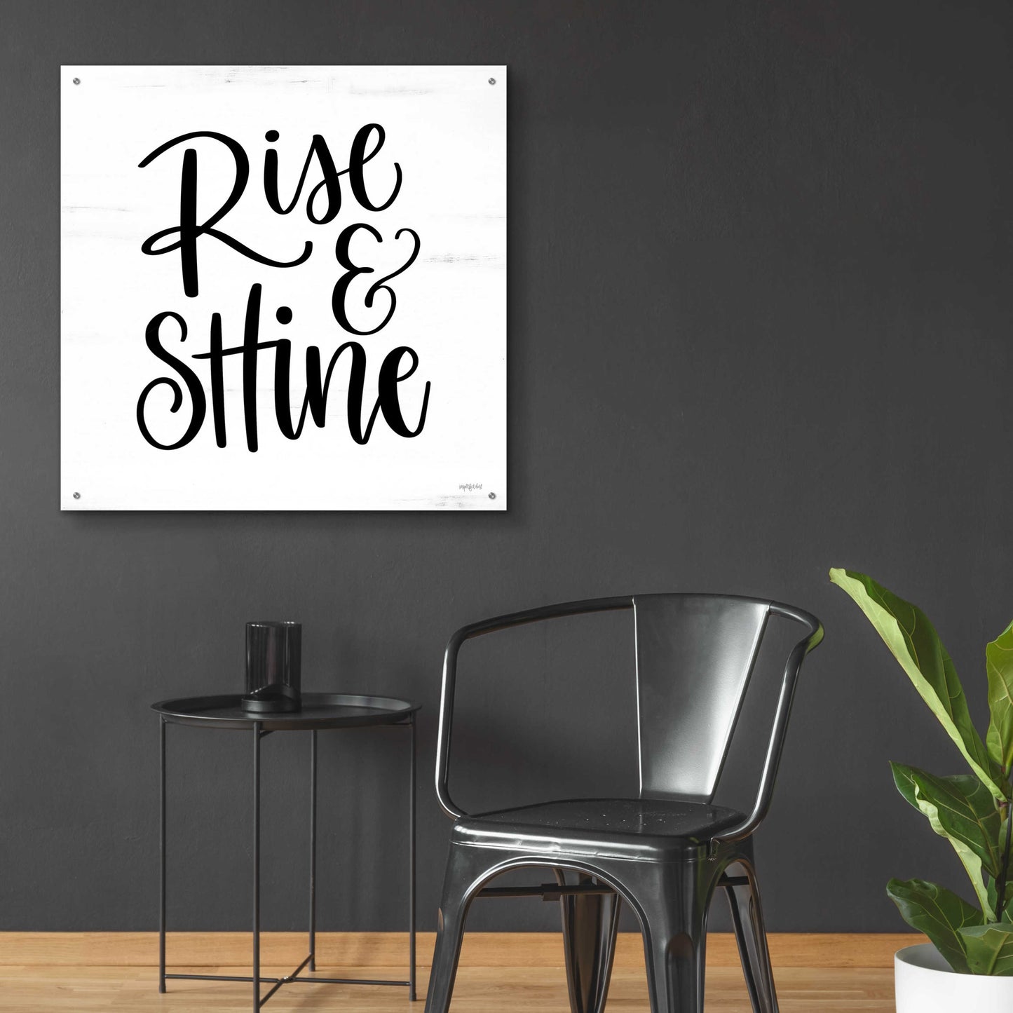 Epic Art 'Rise & Shine     ' by Imperfect Dust, Acrylic Glass Wall Art,36x36