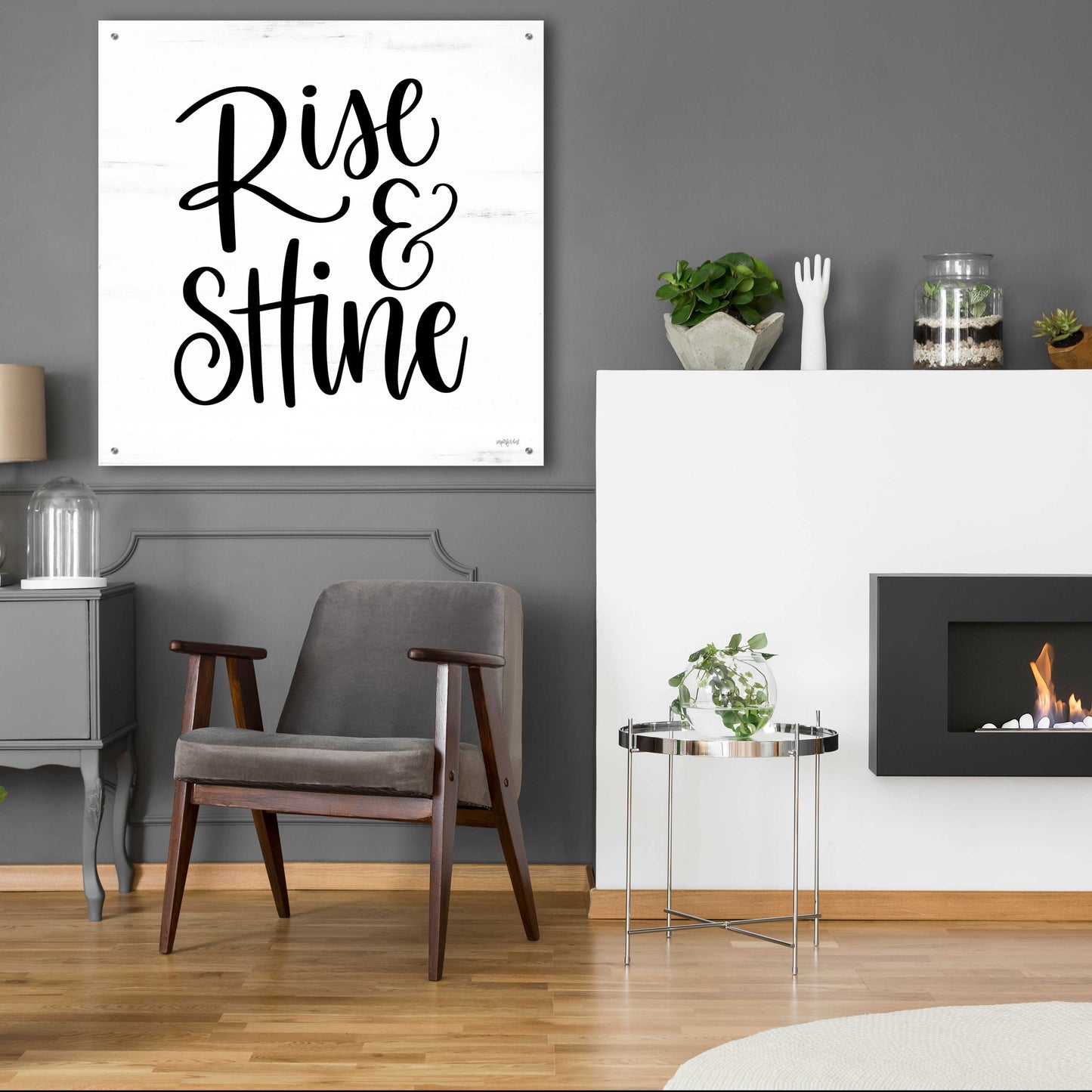 Epic Art 'Rise & Shine     ' by Imperfect Dust, Acrylic Glass Wall Art,36x36