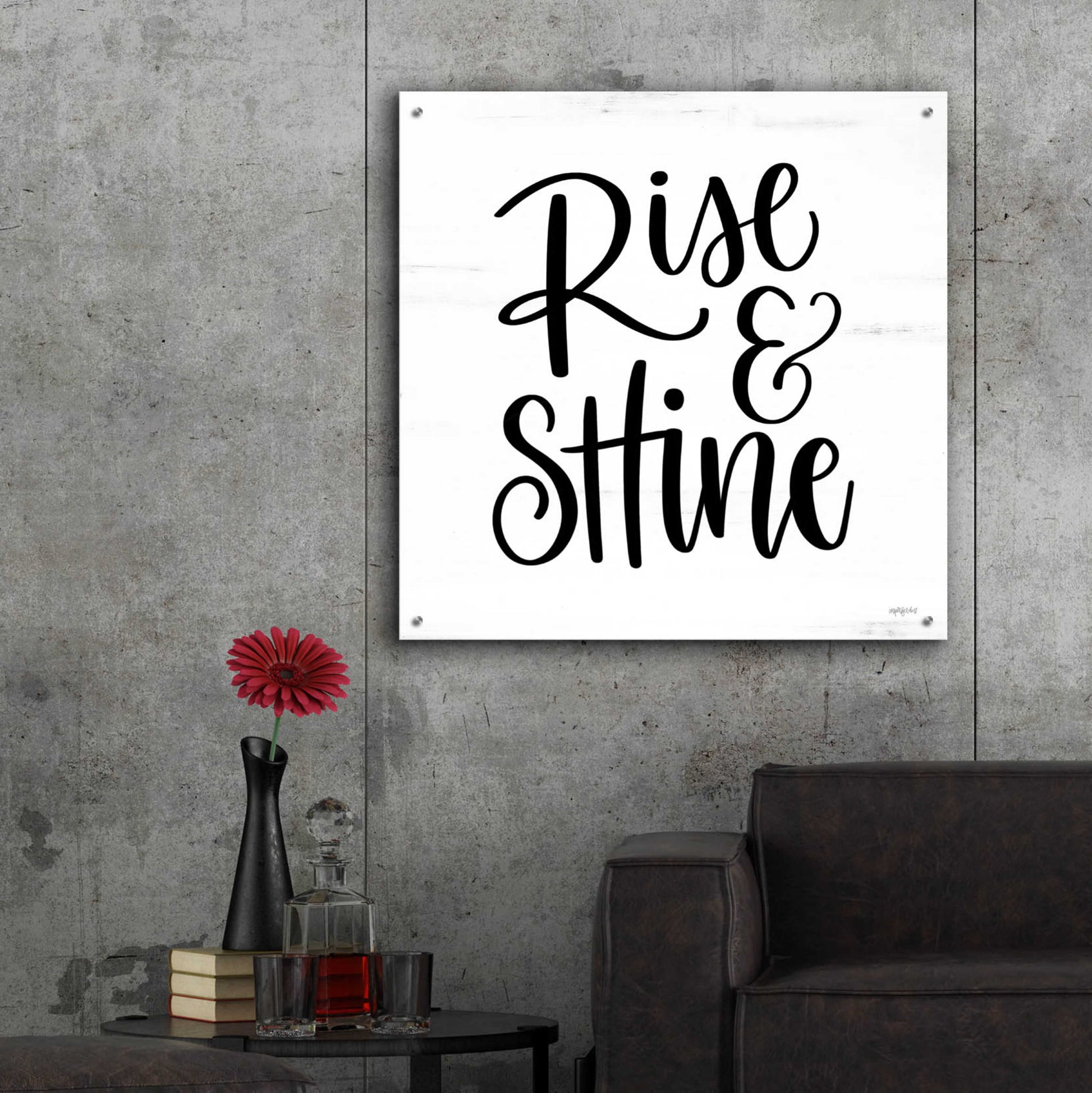 Epic Art 'Rise & Shine     ' by Imperfect Dust, Acrylic Glass Wall Art,36x36