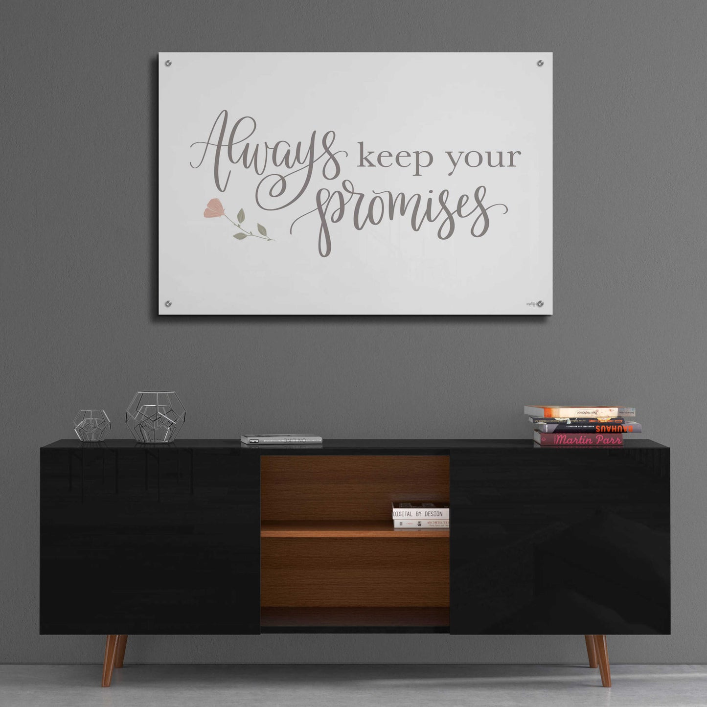 Epic Art 'Always Keep Your Promises   ' by Imperfect Dust, Acrylic Glass Wall Art,36x24