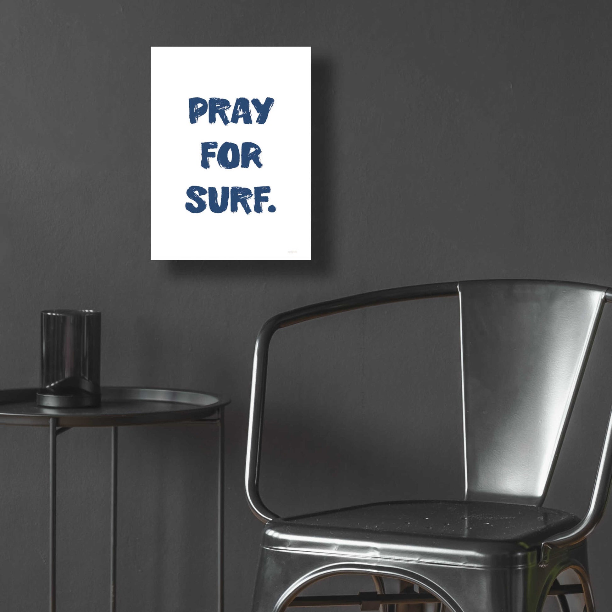 Epic Art 'Pray For Surf' by Imperfect Dust, Acrylic Glass Wall Art,12x16