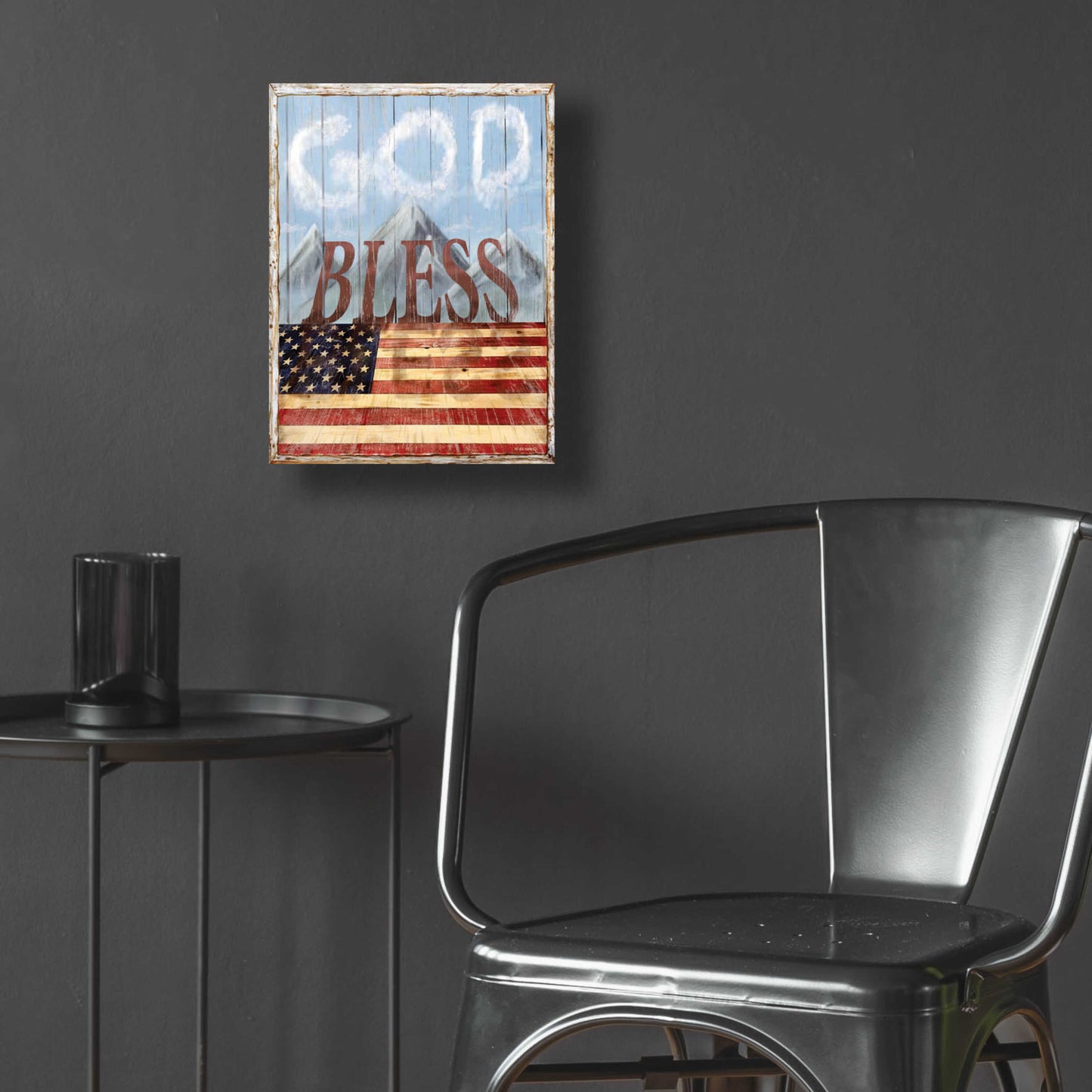 Epic Art 'God Bless America' by Ed Wargo, Acrylic Glass Wall Art,12x16