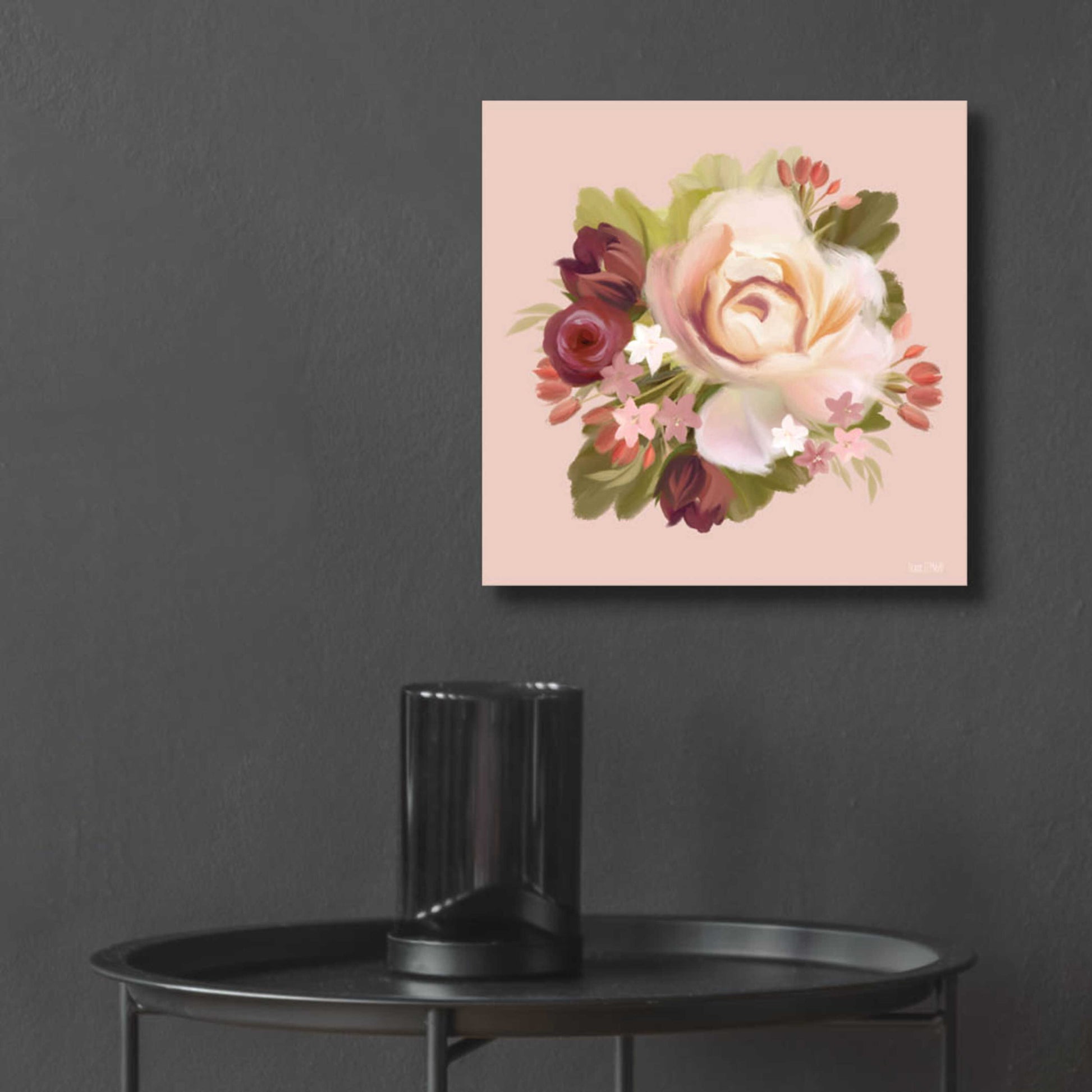 Epic Art 'Blush Blossoms' by House Fenway, Acrylic Glass Wall Art,12x12