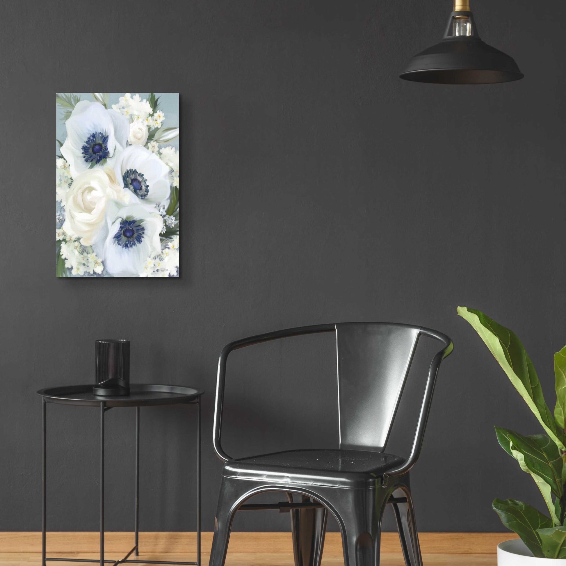 Epic Art 'Anemones in Blue I' by House Fenway, Acrylic Glass Wall Art,16x24