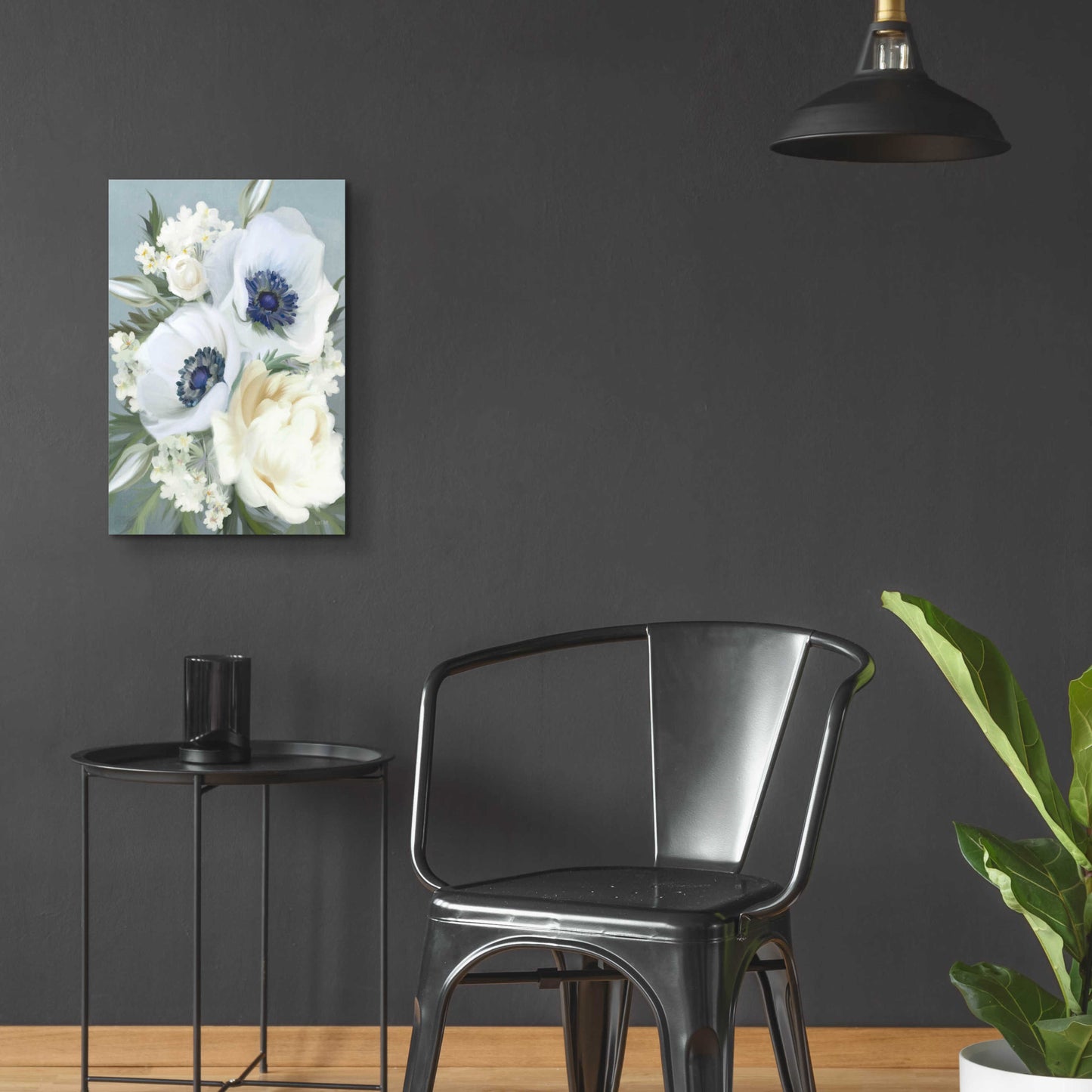 Epic Art 'Anemones in Blue III' by House Fenway, Acrylic Glass Wall Art,16x24