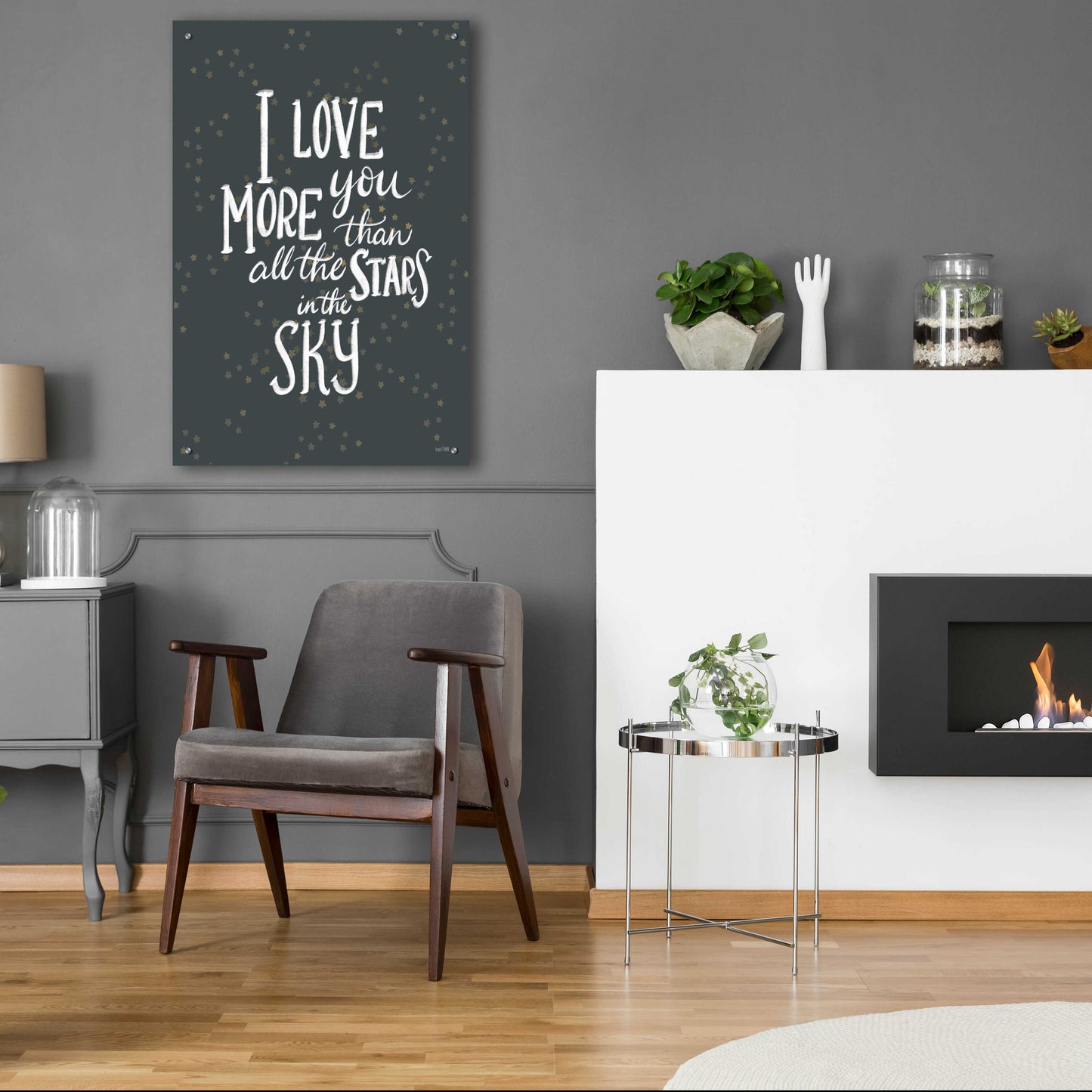 Epic Art 'I Love You More   ' by House Fenway, Acrylic Glass Wall Art,24x36