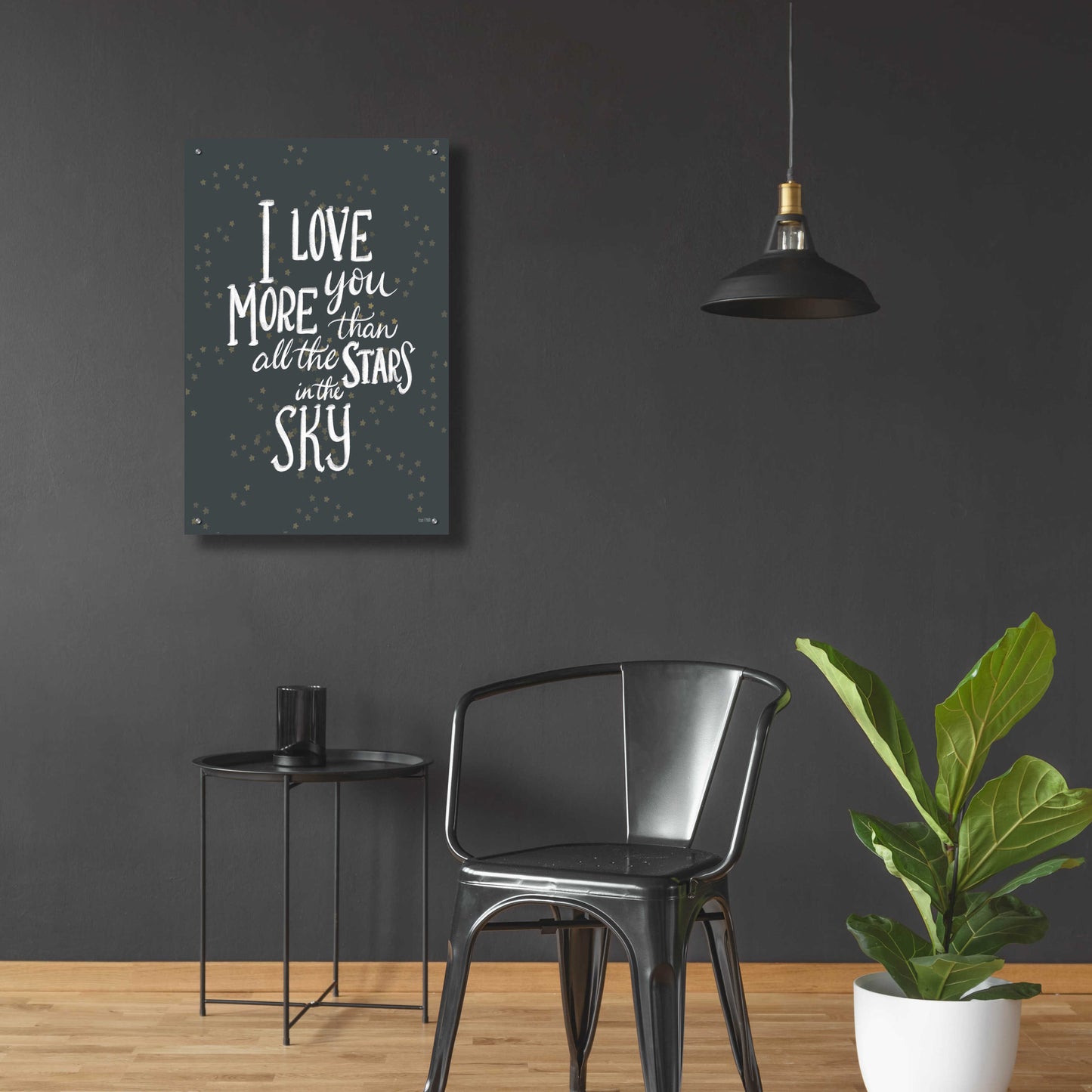 Epic Art 'I Love You More   ' by House Fenway, Acrylic Glass Wall Art,24x36