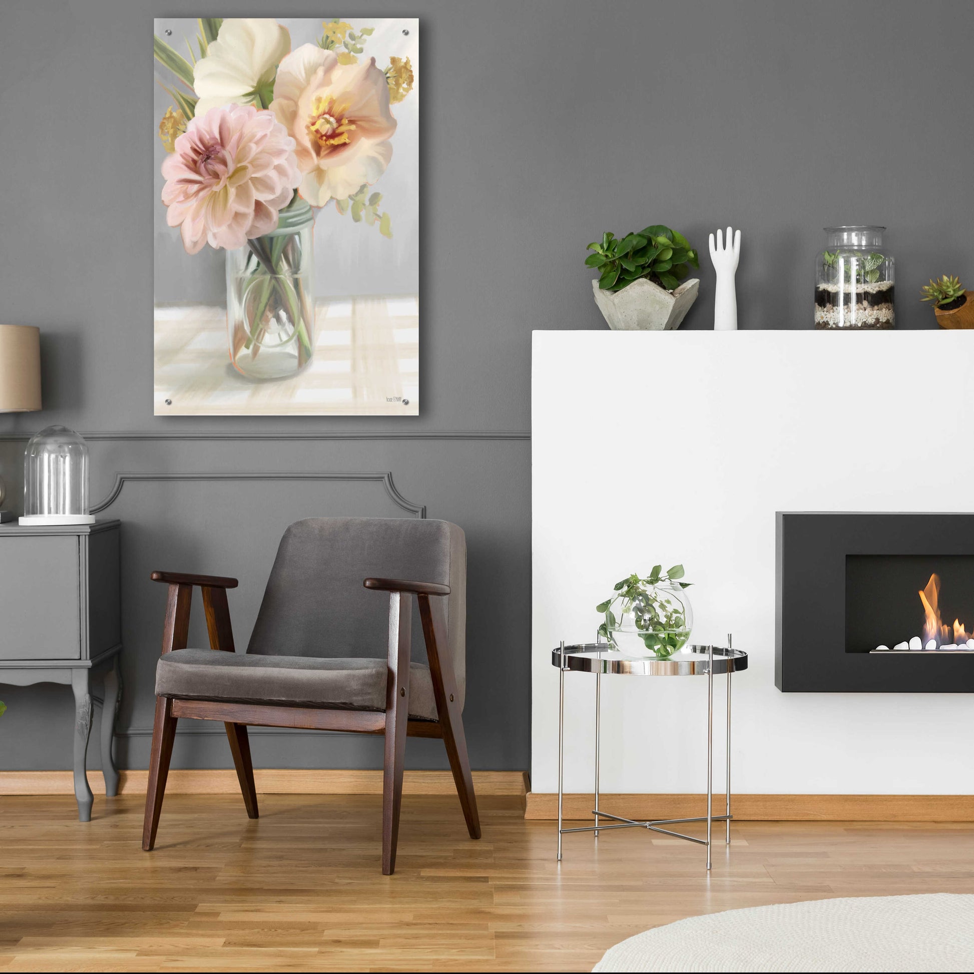 Epic Art 'Fresh Flowers For You' by House Fenway, Acrylic Glass Wall Art,24x36