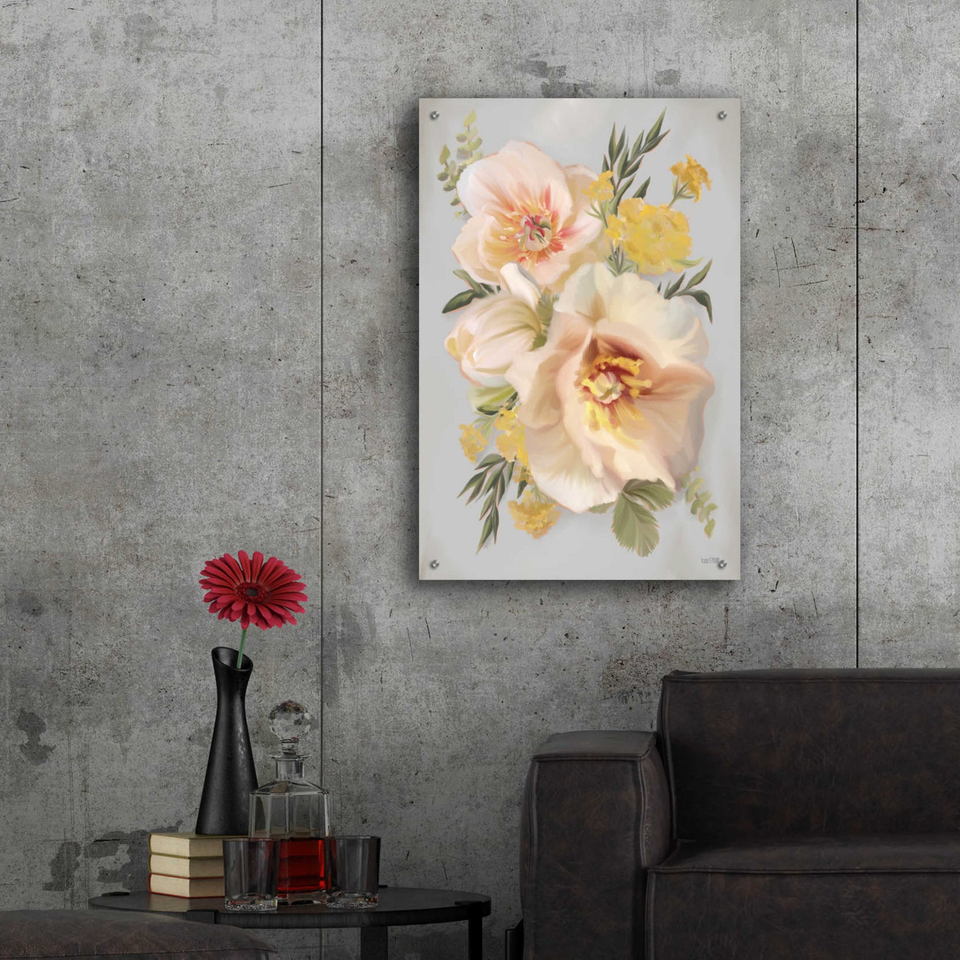 Epic Art 'Wild Anemone Bouquet' by House Fenway, Acrylic Glass Wall Art,24x36