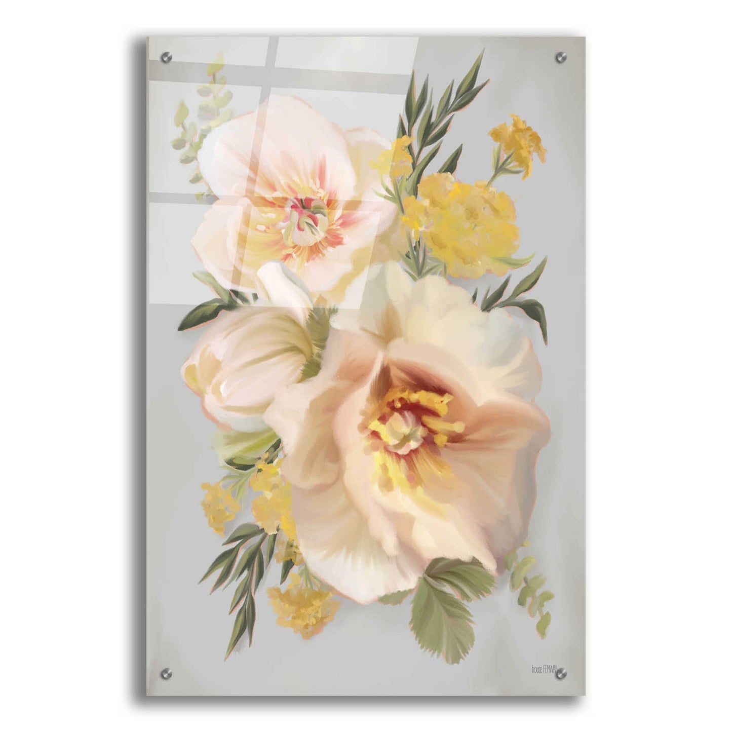 Epic Art 'Wild Anemone Bouquet' by House Fenway, Acrylic Glass Wall Art,24x36