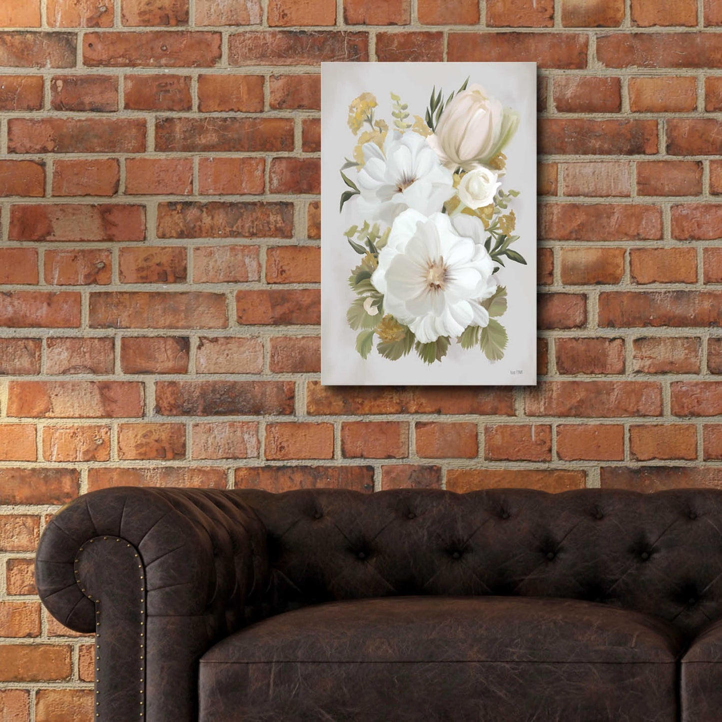 Epic Art 'Floral Tansy Bouquet' by House Fenway, Acrylic Glass Wall Art,16x24