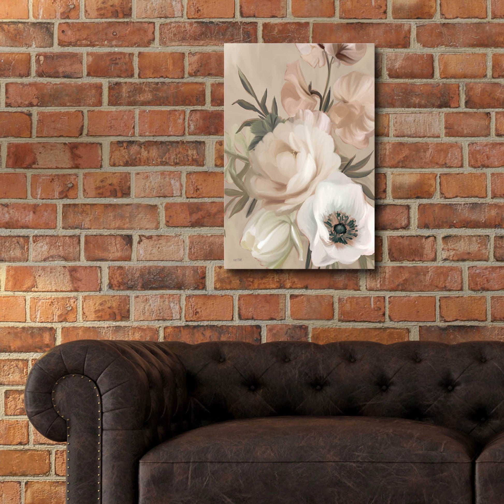 Epic Art 'Blush Peony Bouquet' by House Fenway, Acrylic Glass Wall Art,16x24