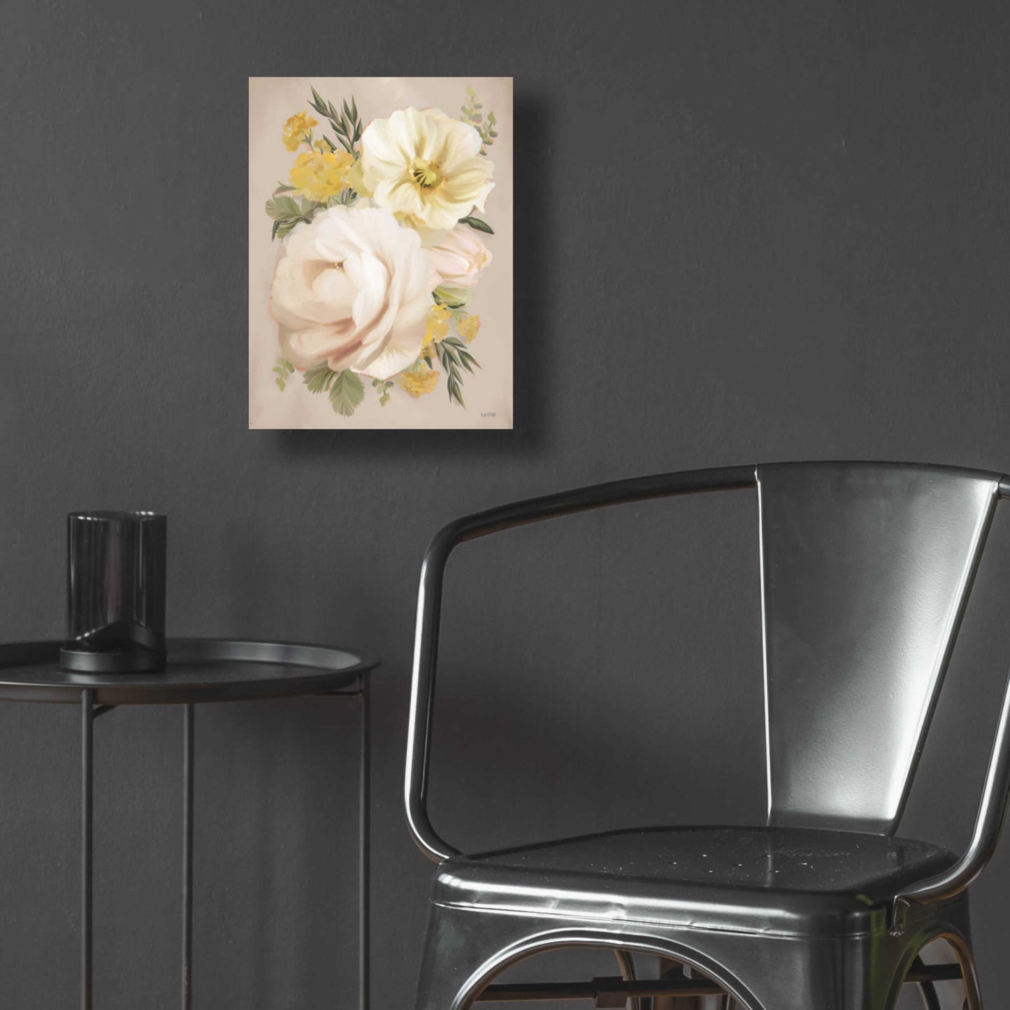 Epic Art 'Peach Peony Bouquet' by House Fenway, Acrylic Glass Wall Art,12x16