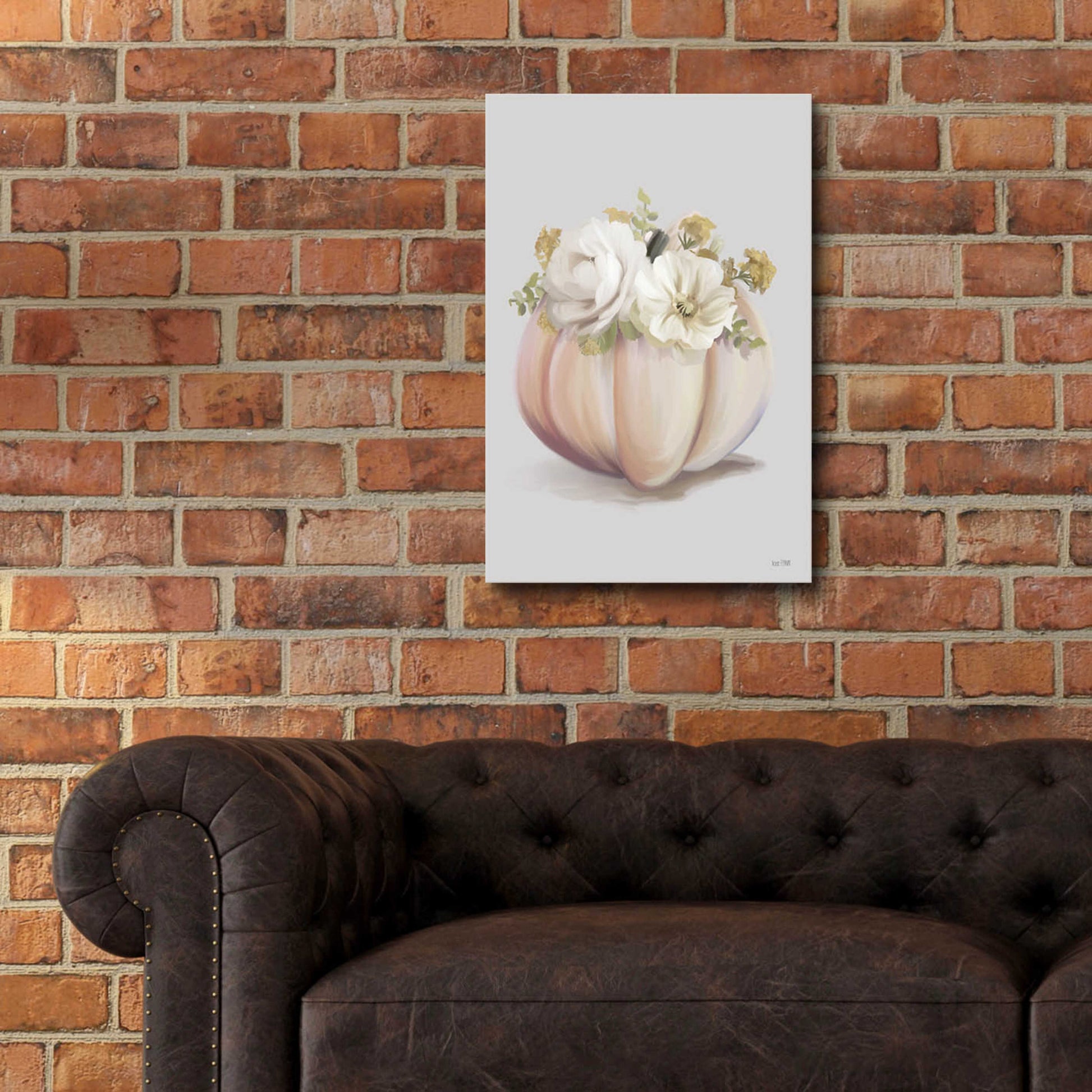 Epic Art 'Blush Pumpkin' by House Fenway, Acrylic Glass Wall Art,16x24