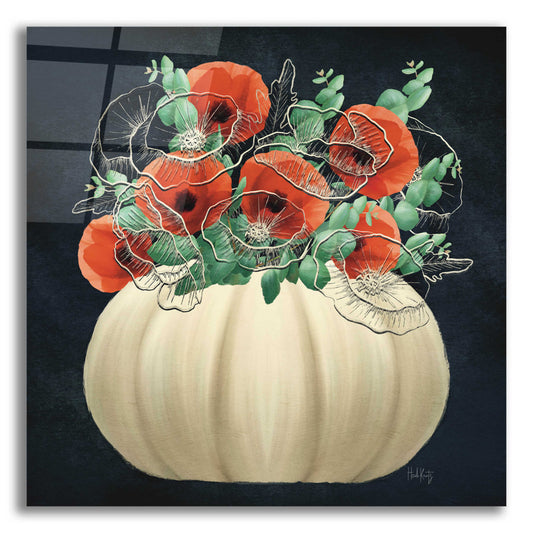 Epic Art 'Poppy Pumpkin' by Heidi Kuntz, Acrylic Glass Wall Art