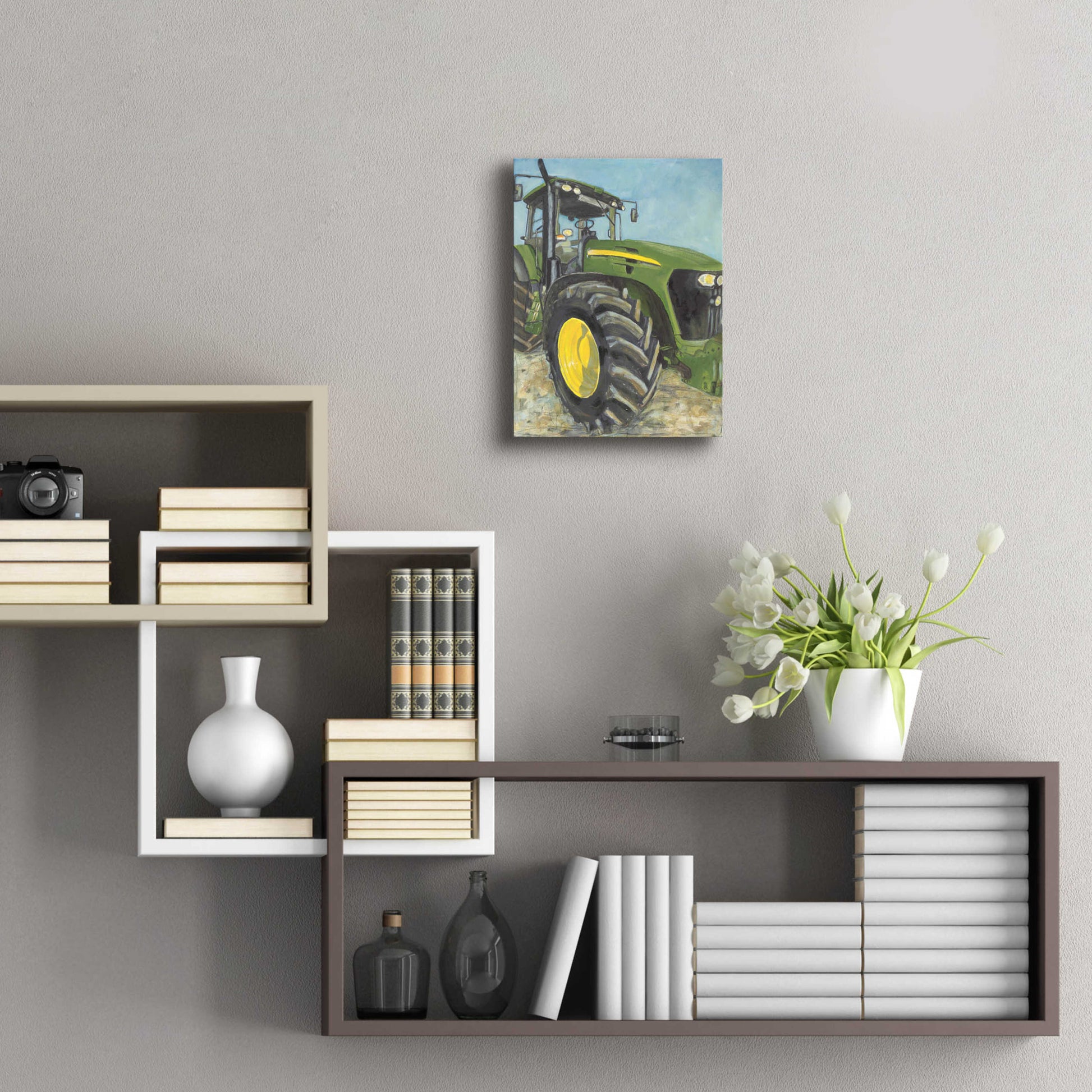 Epic Art 'Farm Days' by Jennifer Holden, Acrylic Glass Wall Art,12x16