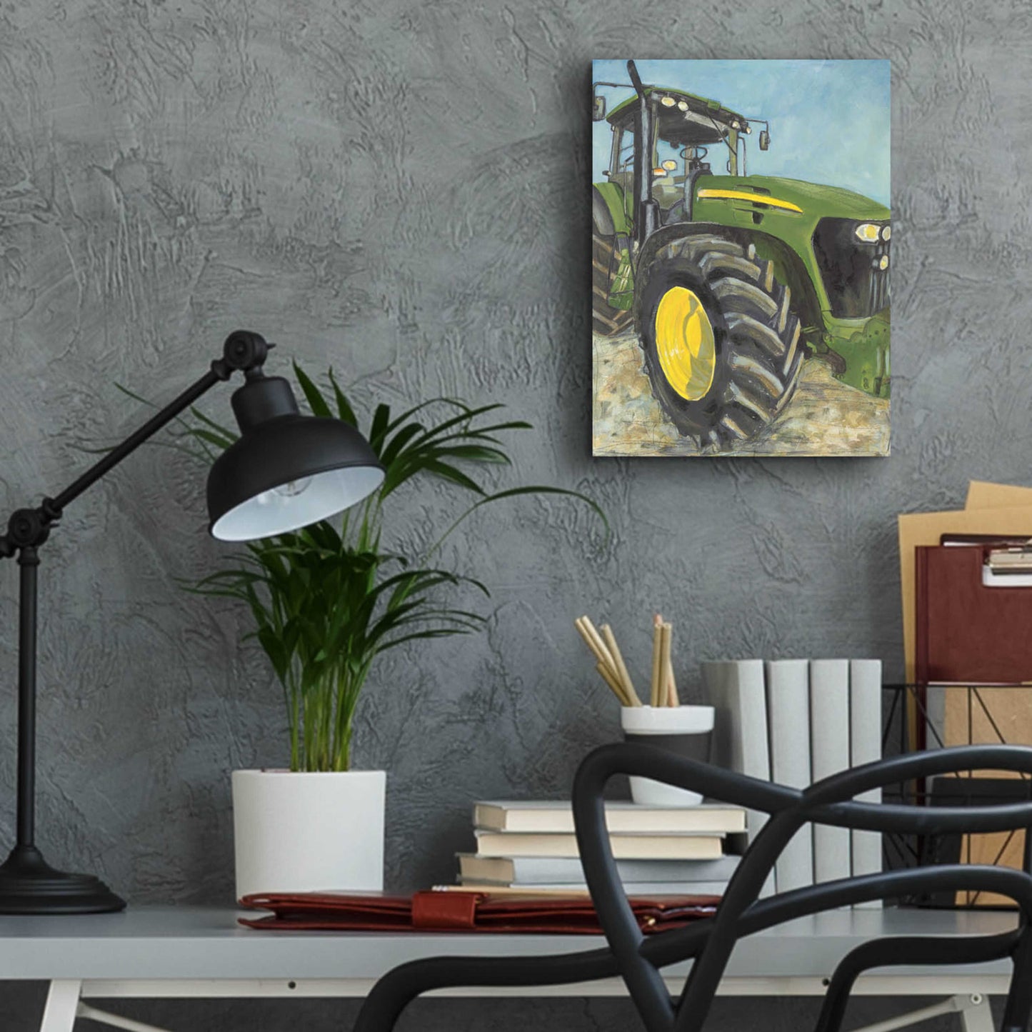 Epic Art 'Farm Days' by Jennifer Holden, Acrylic Glass Wall Art,12x16