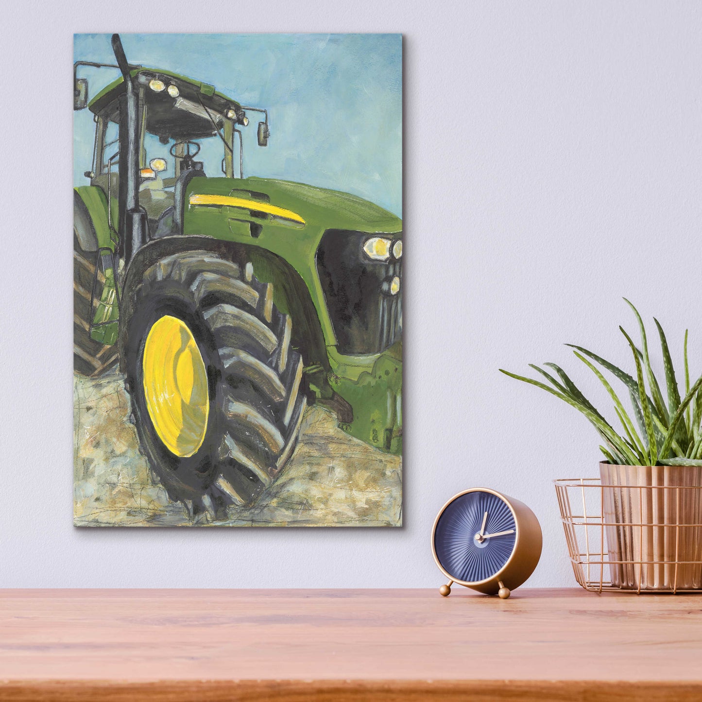 Epic Art 'Farm Days' by Jennifer Holden, Acrylic Glass Wall Art,12x16