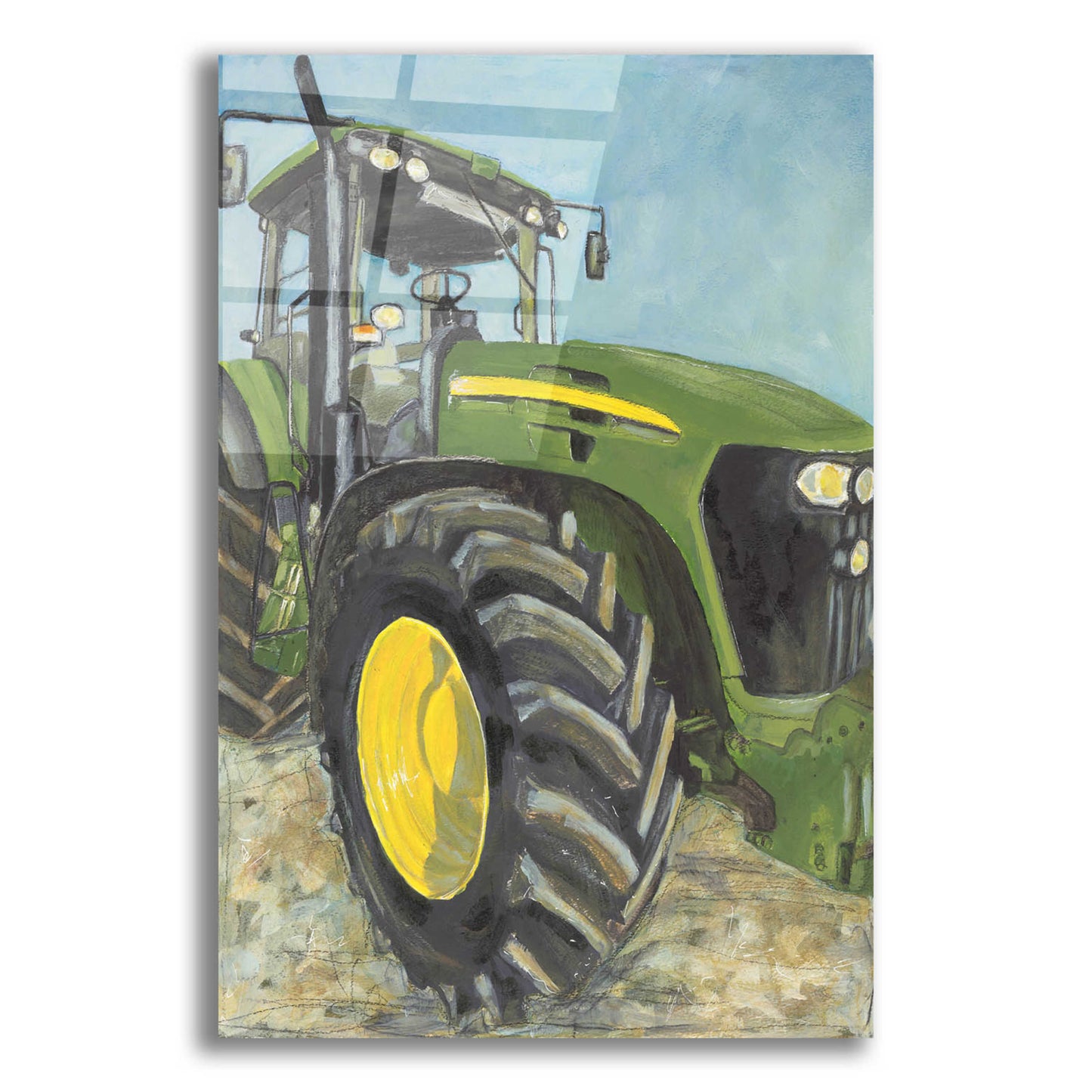 Epic Art 'Farm Days' by Jennifer Holden, Acrylic Glass Wall Art,12x16