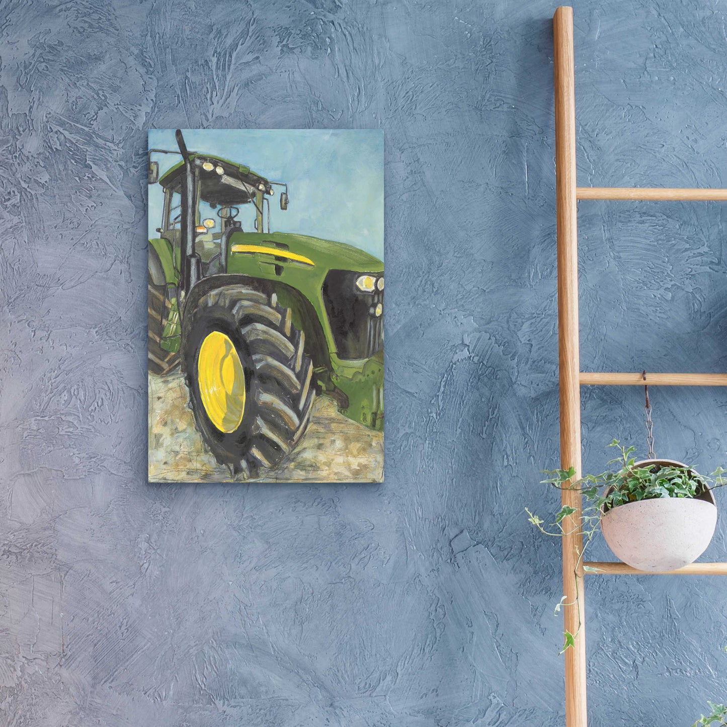 Epic Art 'Farm Days' by Jennifer Holden, Acrylic Glass Wall Art,16x24