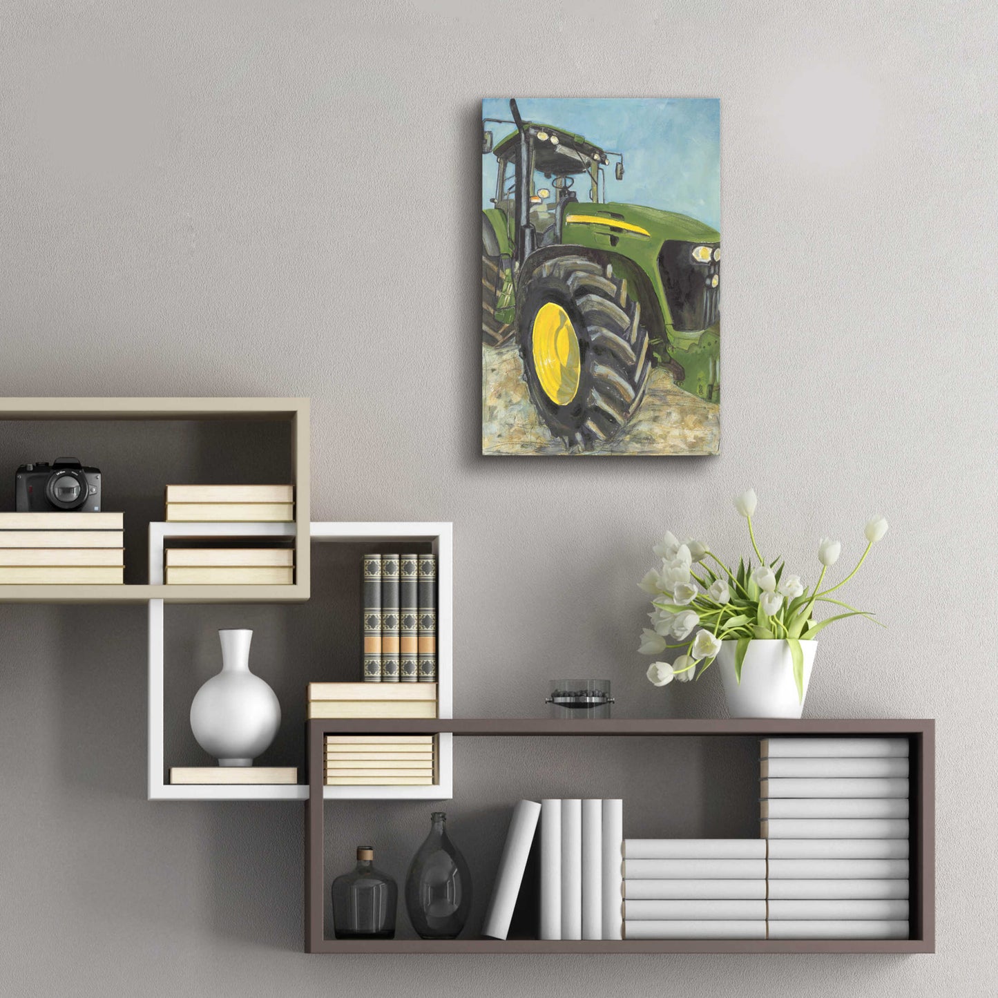 Epic Art 'Farm Days' by Jennifer Holden, Acrylic Glass Wall Art,16x24