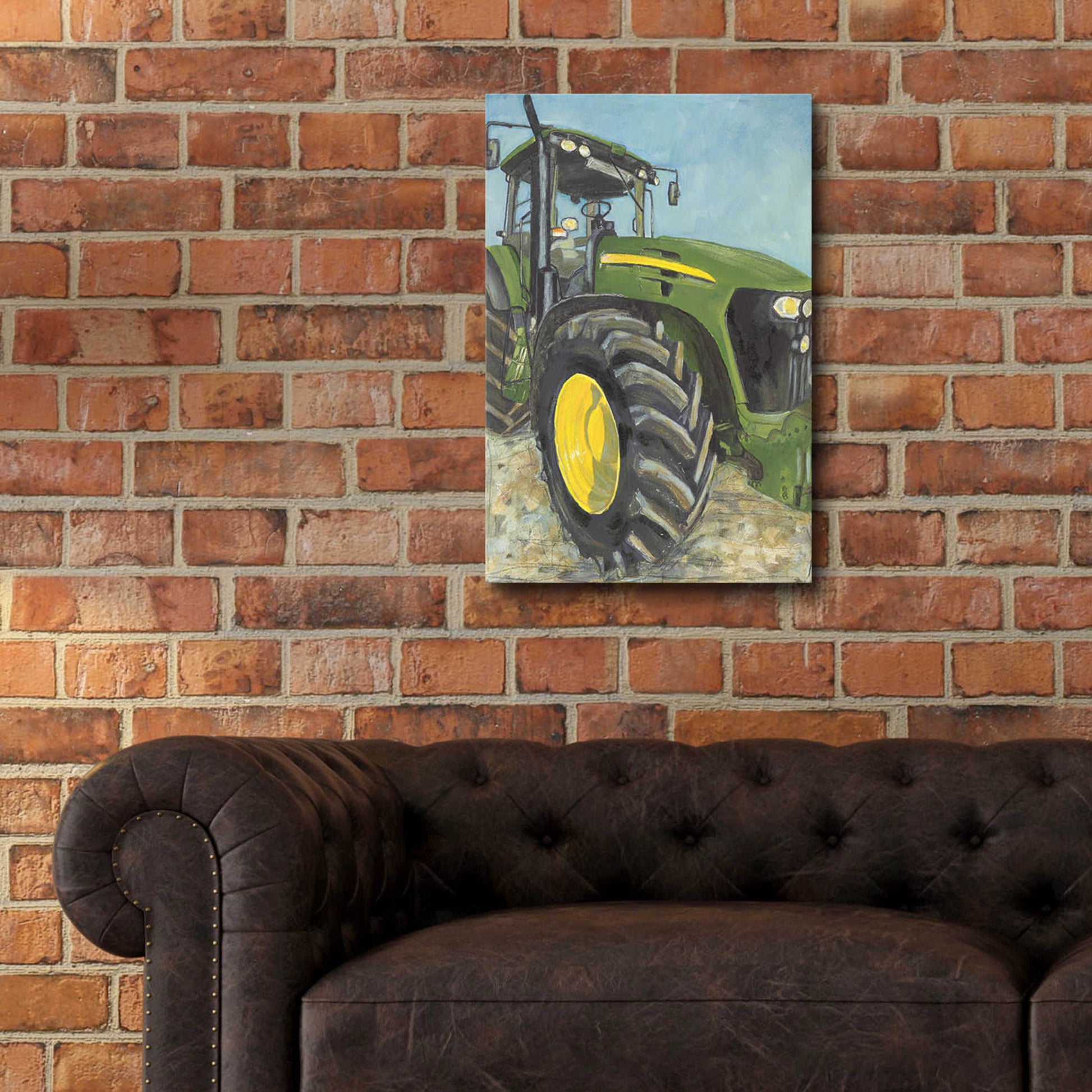 Epic Art 'Farm Days' by Jennifer Holden, Acrylic Glass Wall Art,16x24