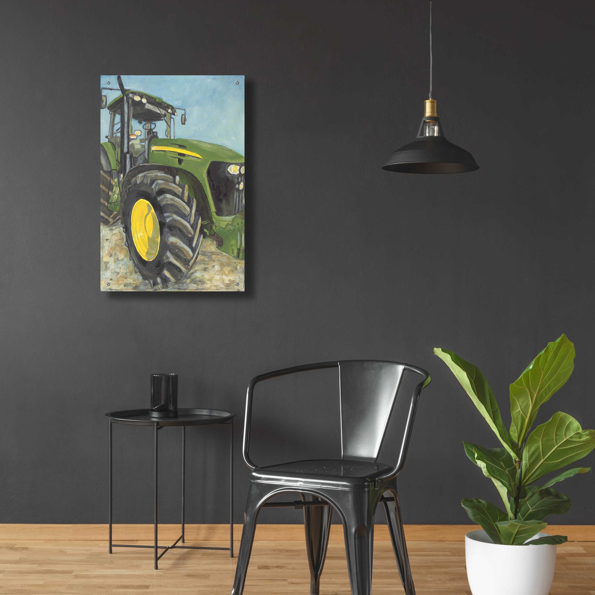 Epic Art 'Farm Days' by Jennifer Holden, Acrylic Glass Wall Art,24x36