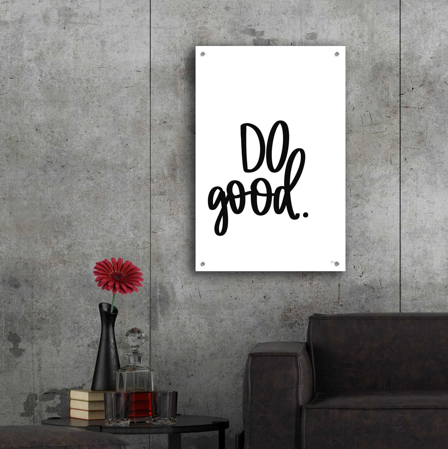 Epic Art 'Do Good' by Jaxn Blvd., Acrylic Glass Wall Art,24x36