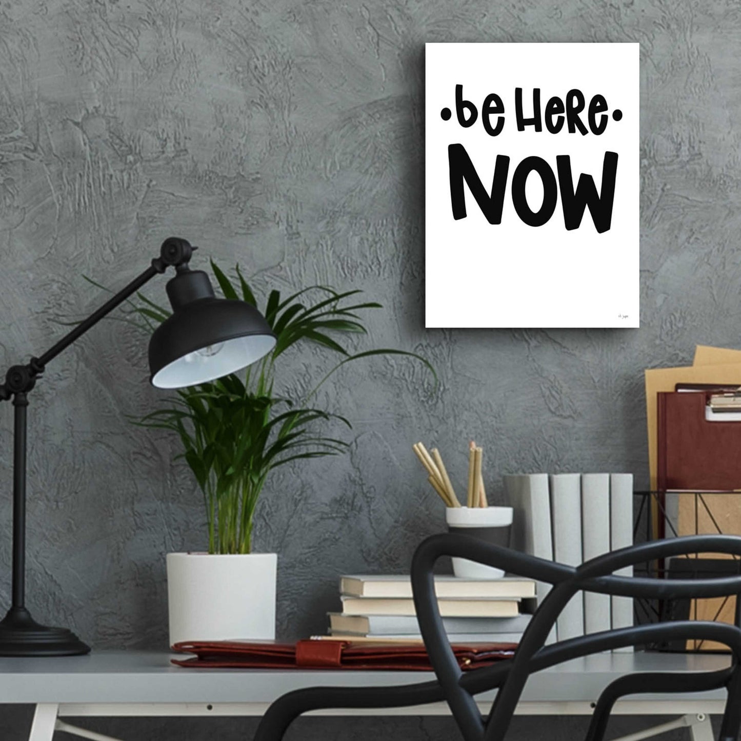 Epic Art 'Be Here Now' by Jaxn Blvd., Acrylic Glass Wall Art,12x16