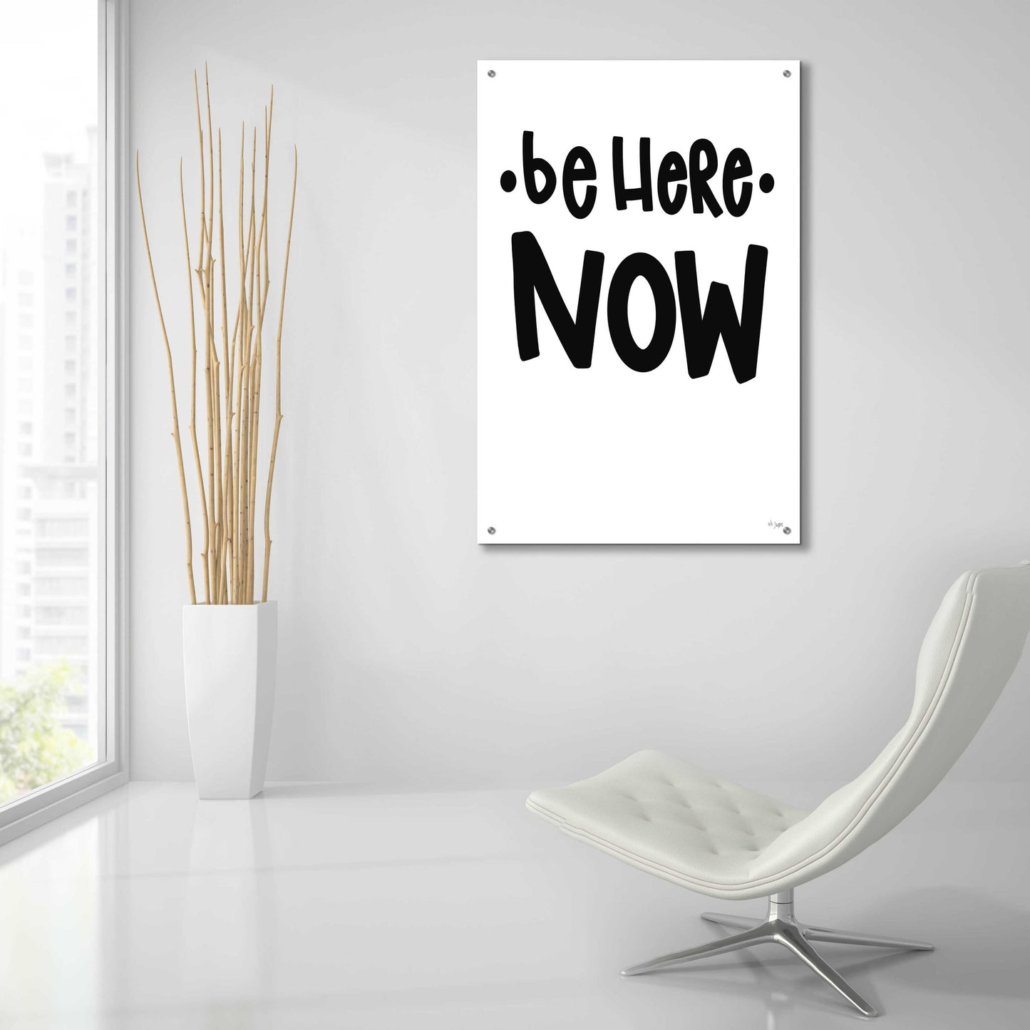 Epic Art 'Be Here Now' by Jaxn Blvd., Acrylic Glass Wall Art,24x36